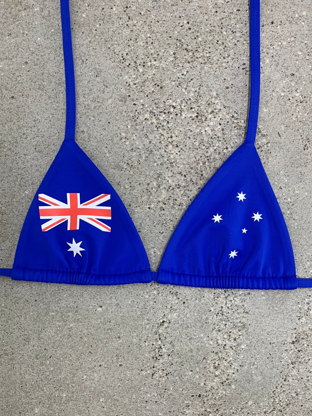 Australian Flag Bikini Top - Royal Blue
