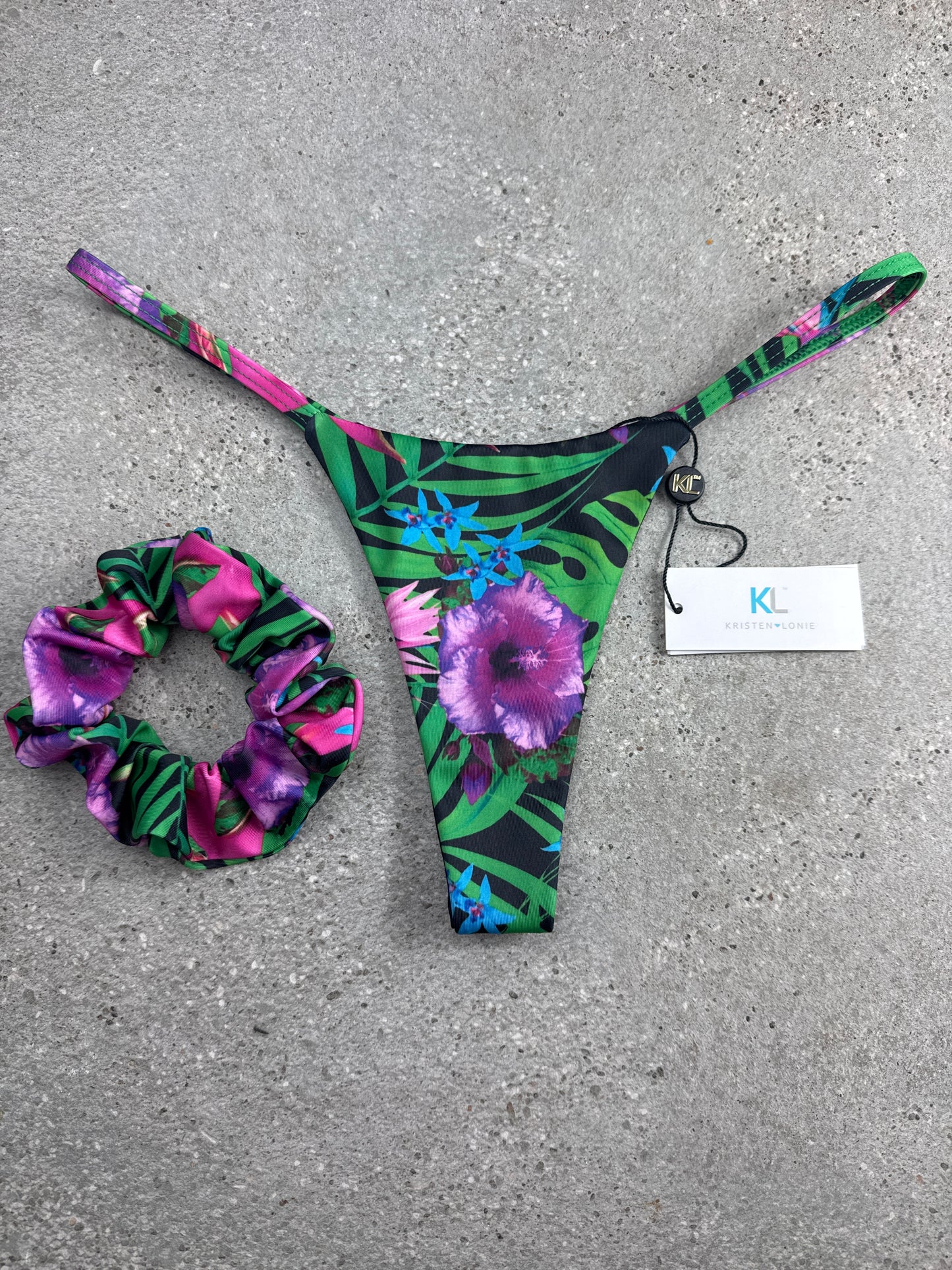 Caribbean Twist (Green) Bikini Bottom