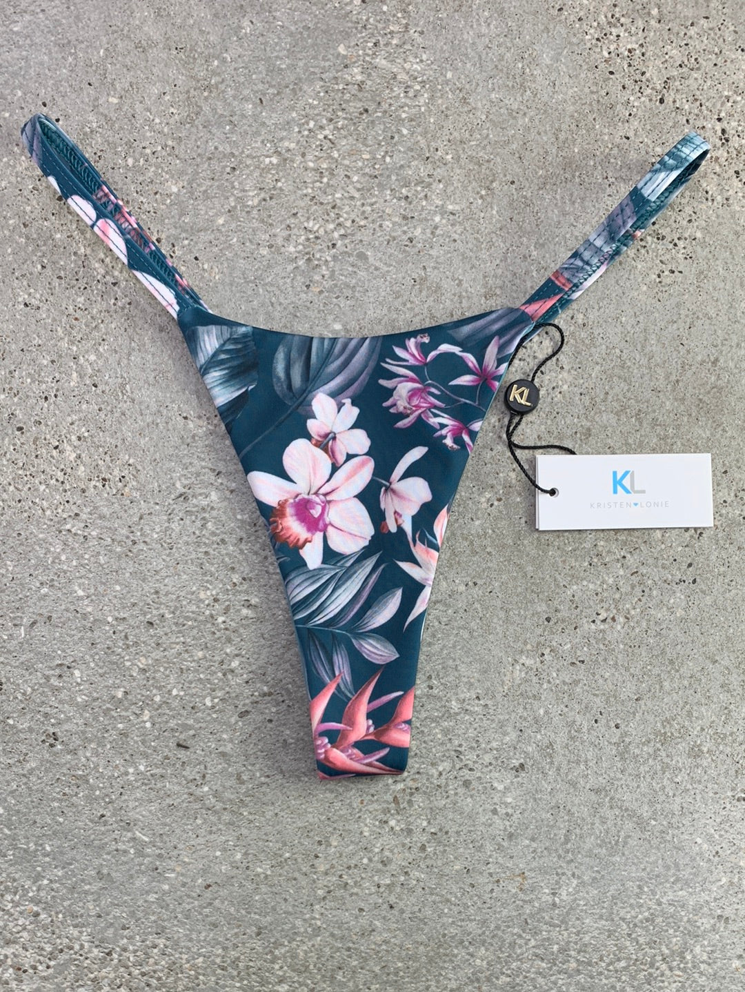 Hibiscus Island Bikini Bottom (Green)