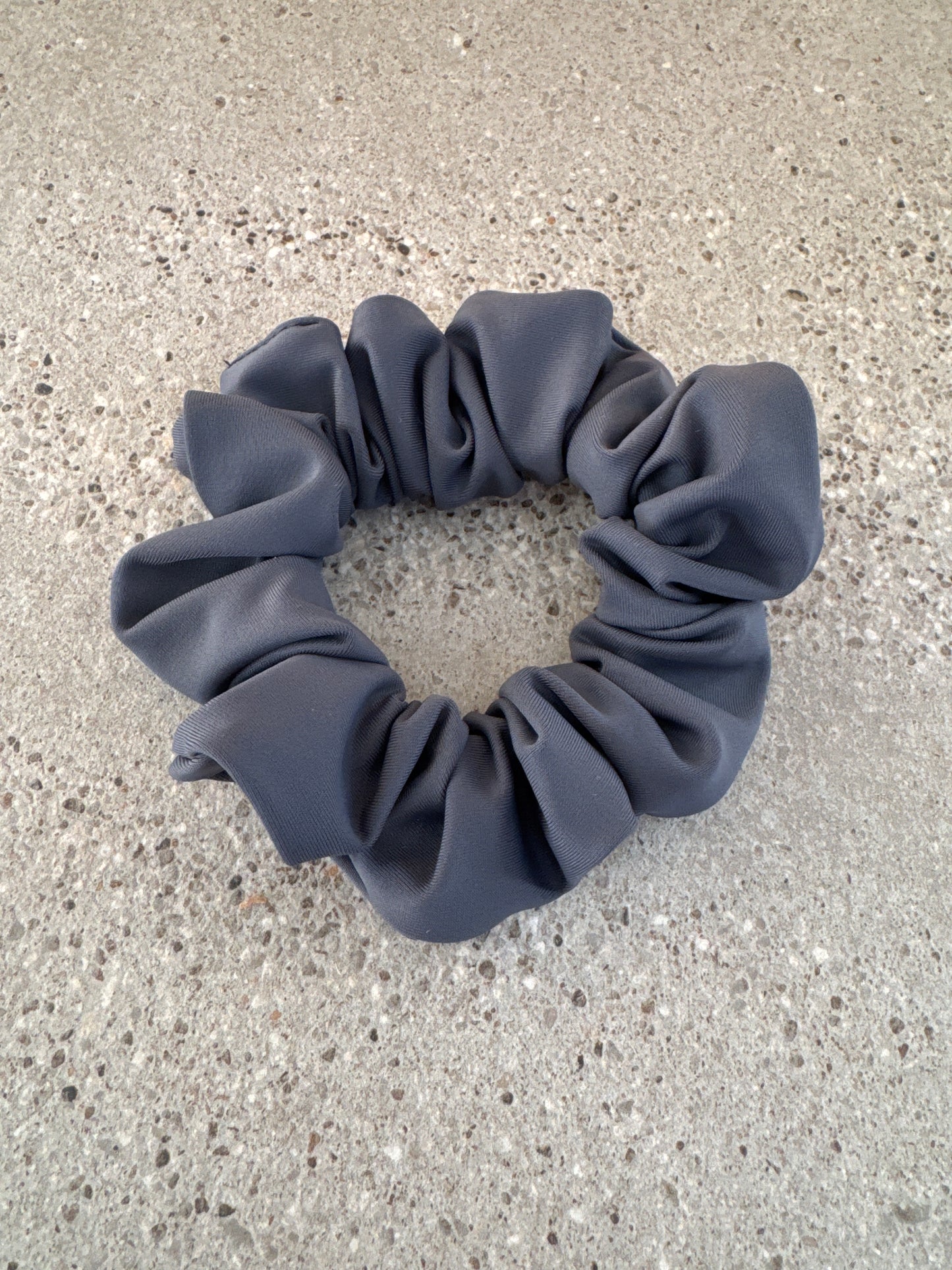 Charcoal Hair Scrunchie