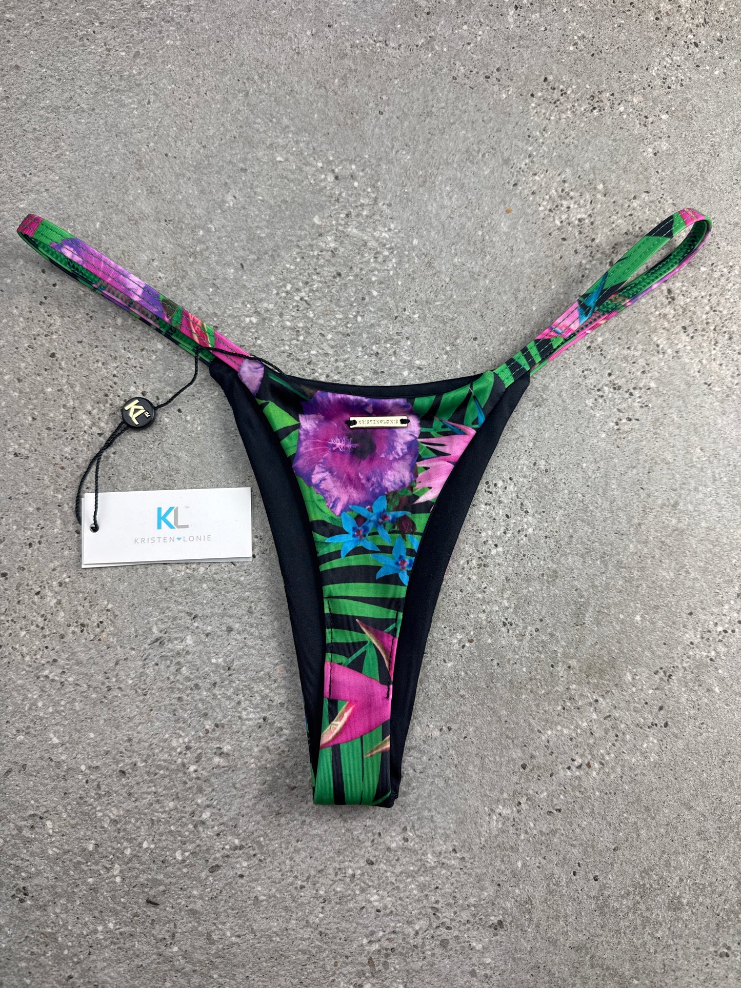 Caribbean Twist (Green) Bikini Bottom