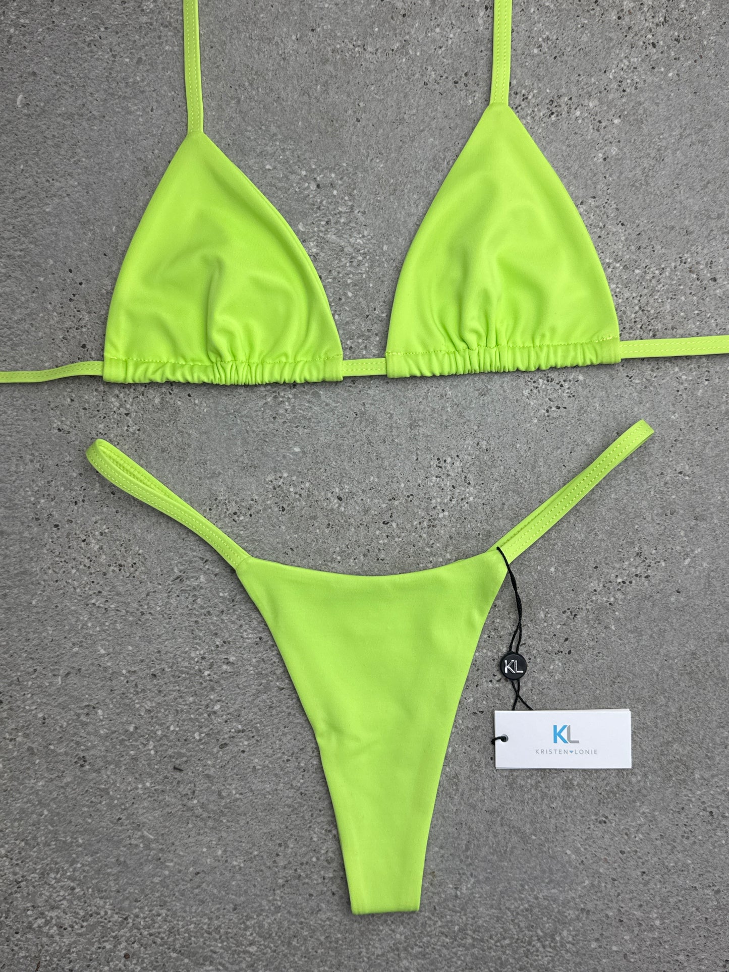 Lime Bikini Top