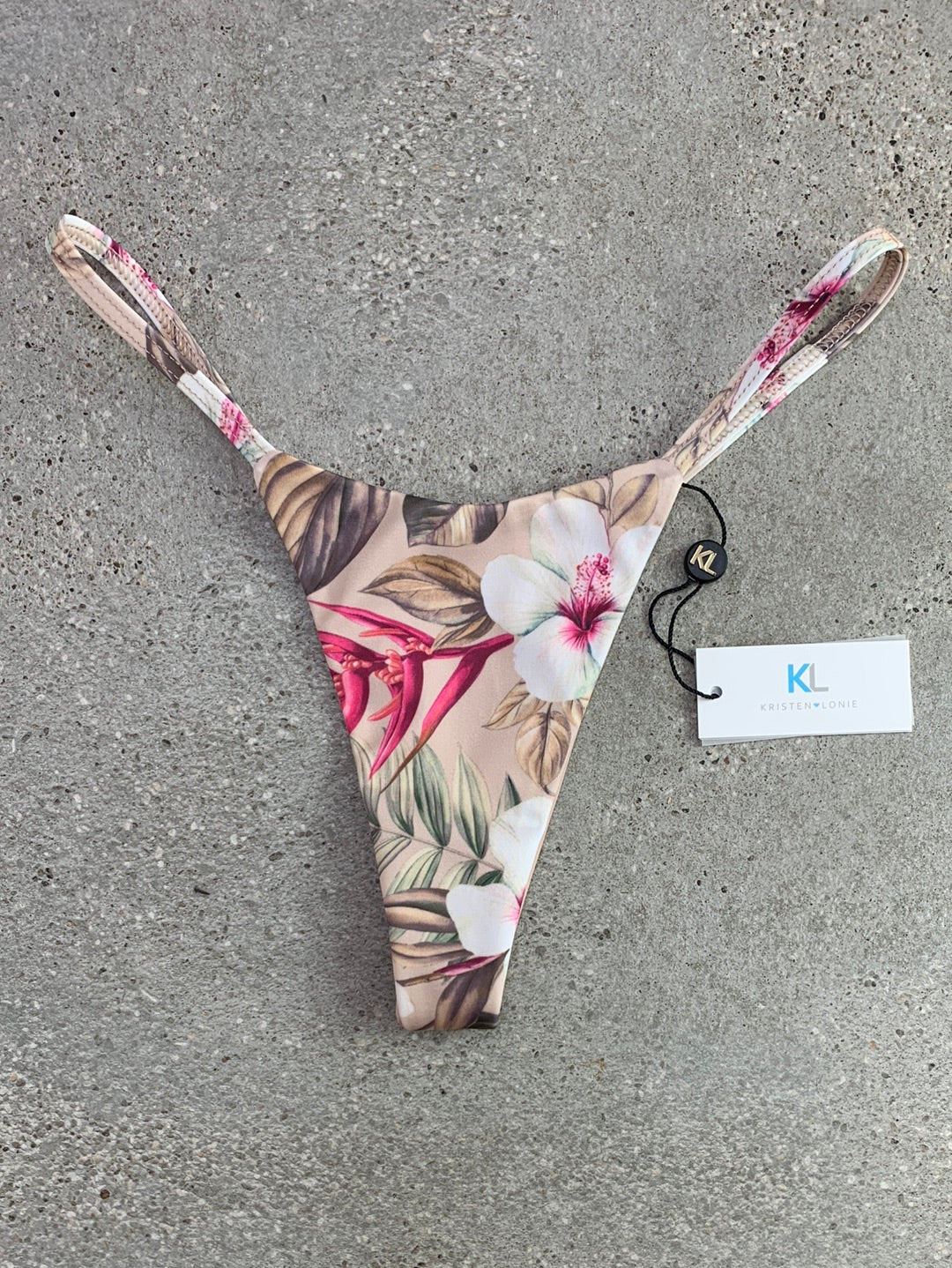 Hibiscus Island Bikini Bottom (Neutral)