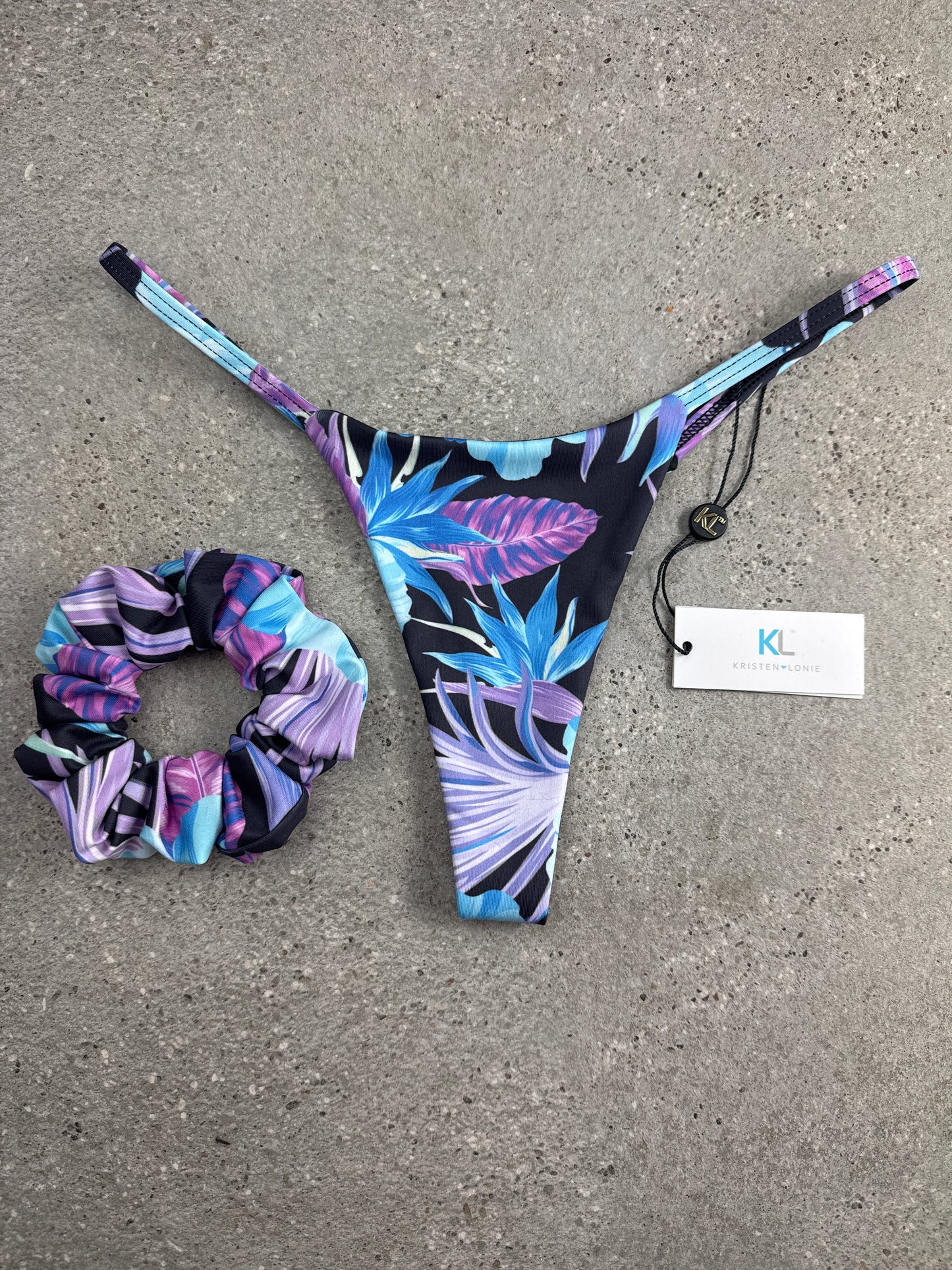 Birds Of Paradise ( Blue/Purple) Bikini Bottom