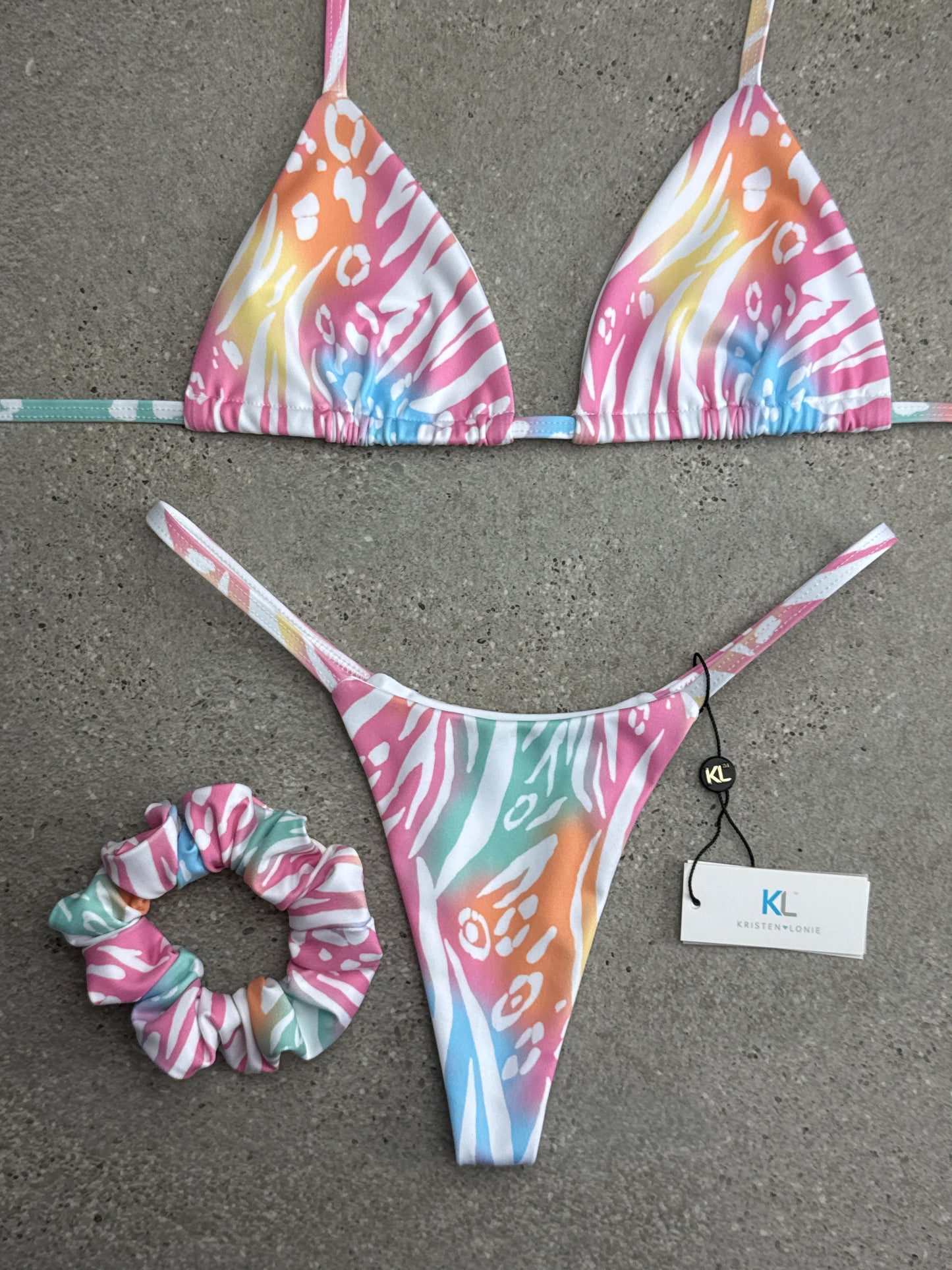 Sassy Safari Bikini Top