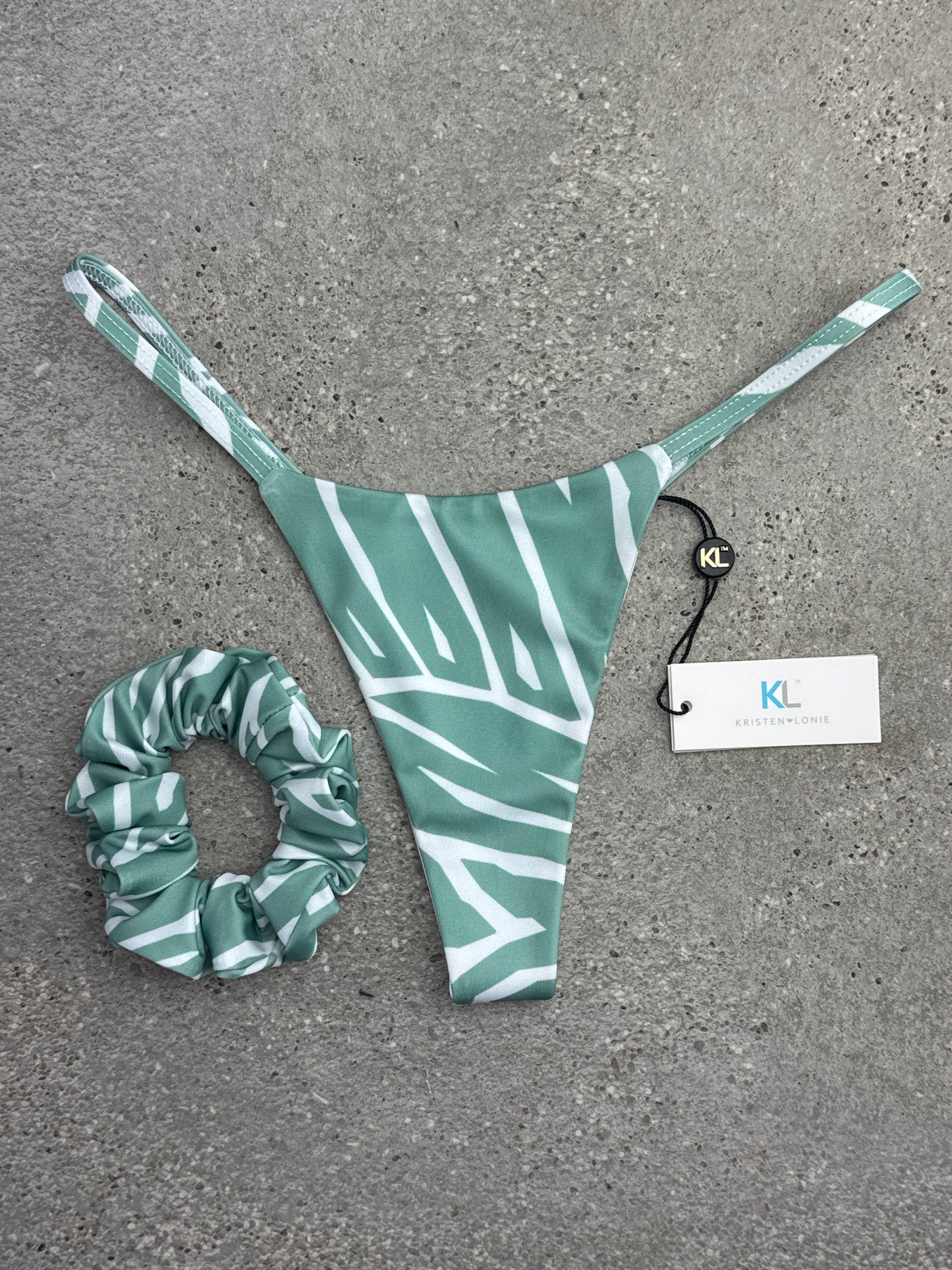 Wild Oasis (Green) Bikini Bottom