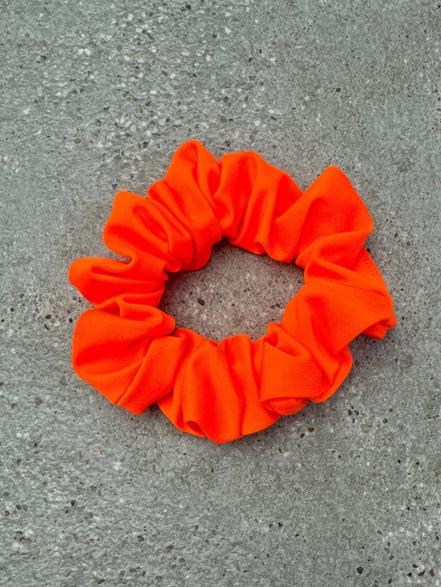 Neon Orange Hair Scrunchie