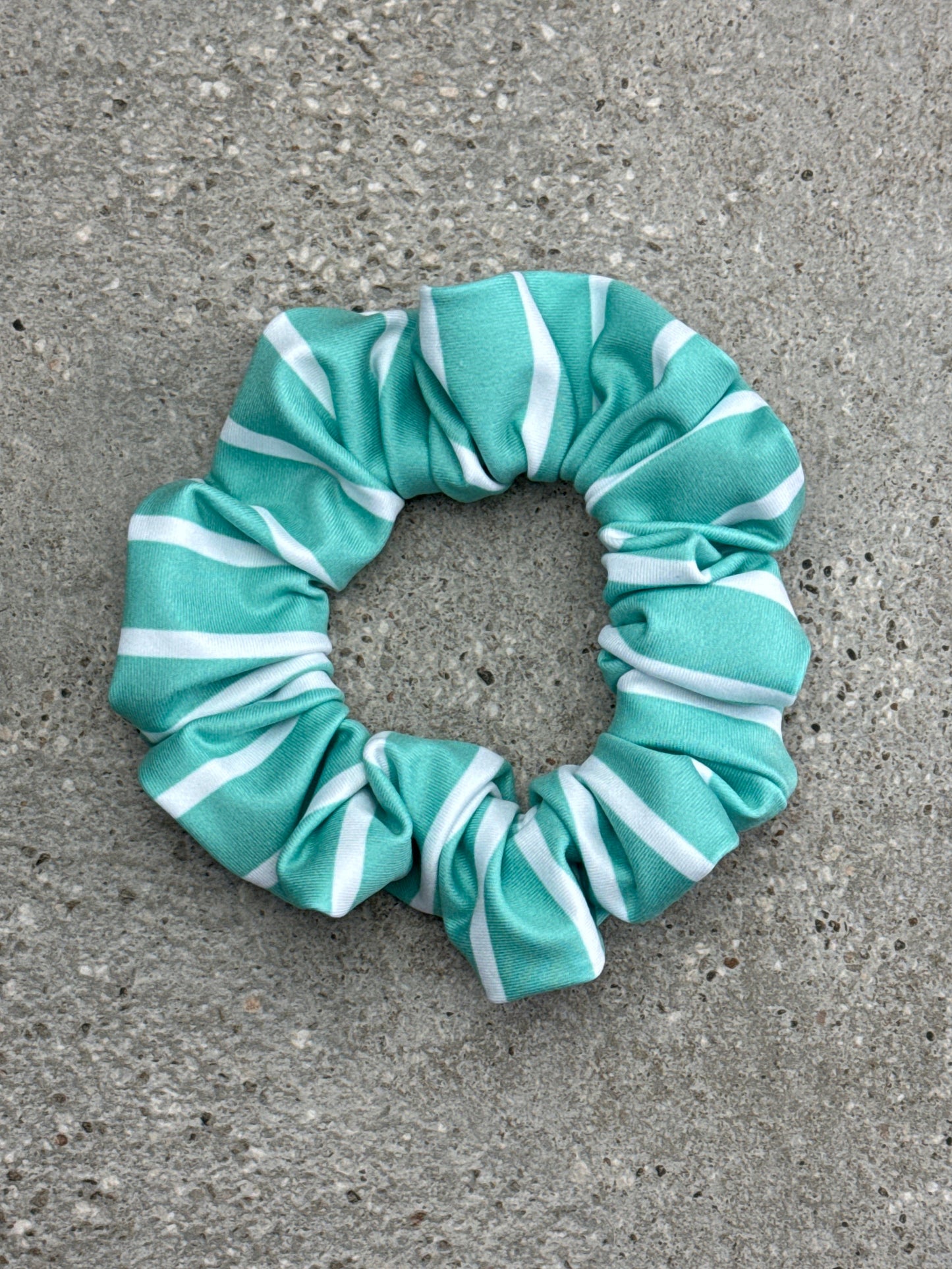 Nautical (Mint) Scrunchie