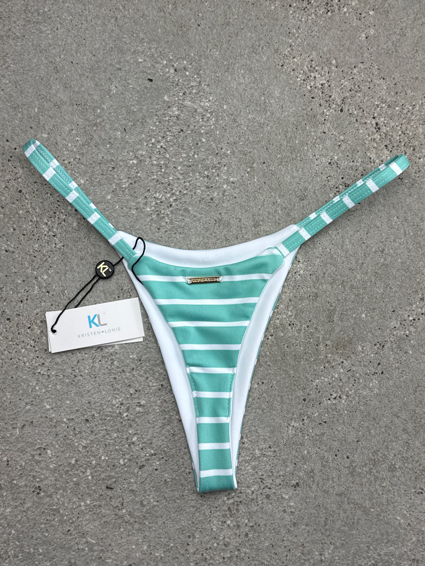 Nautical (Mint) Bikini Bottom