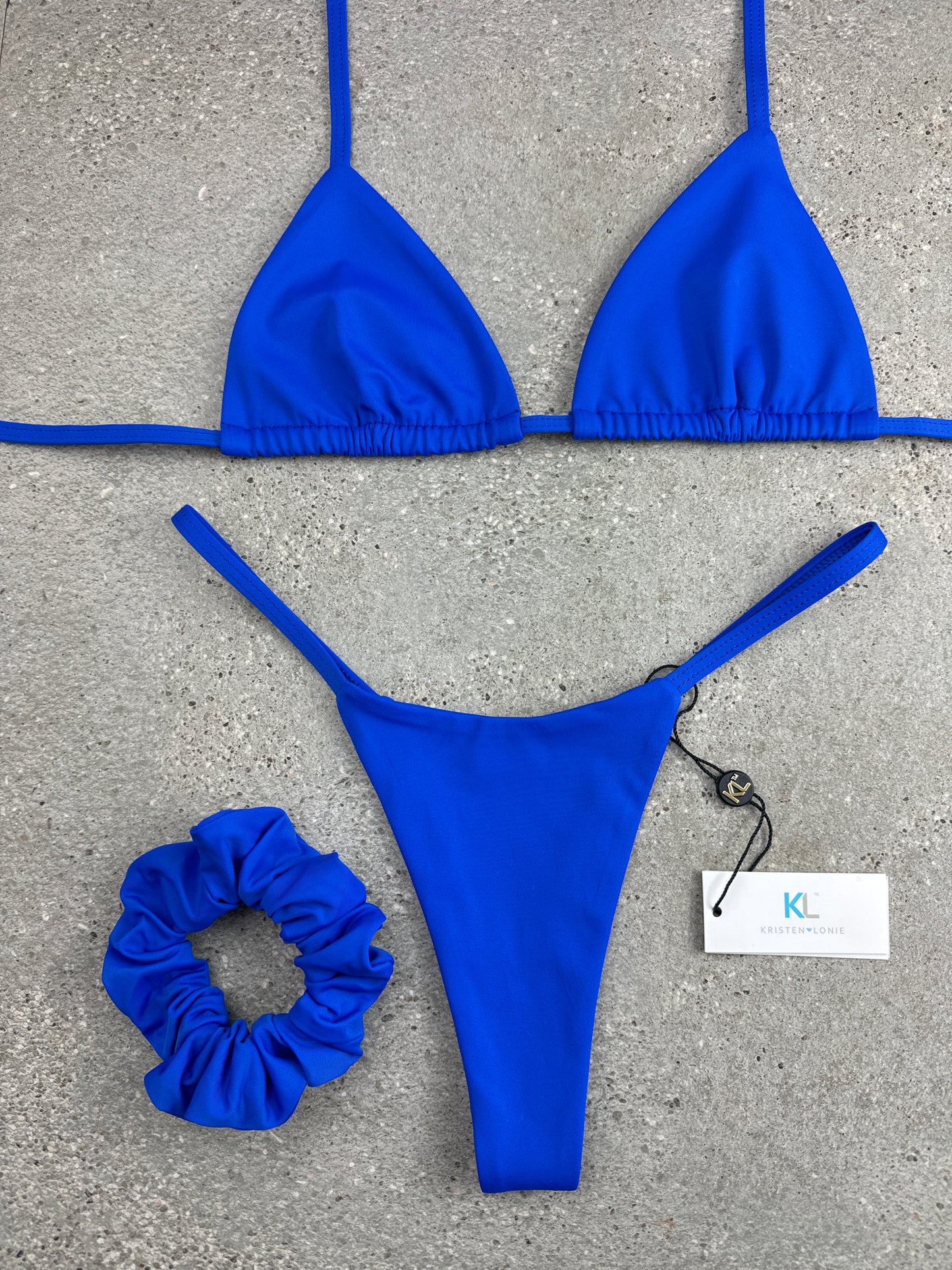 Royal Blue Bikini Top
