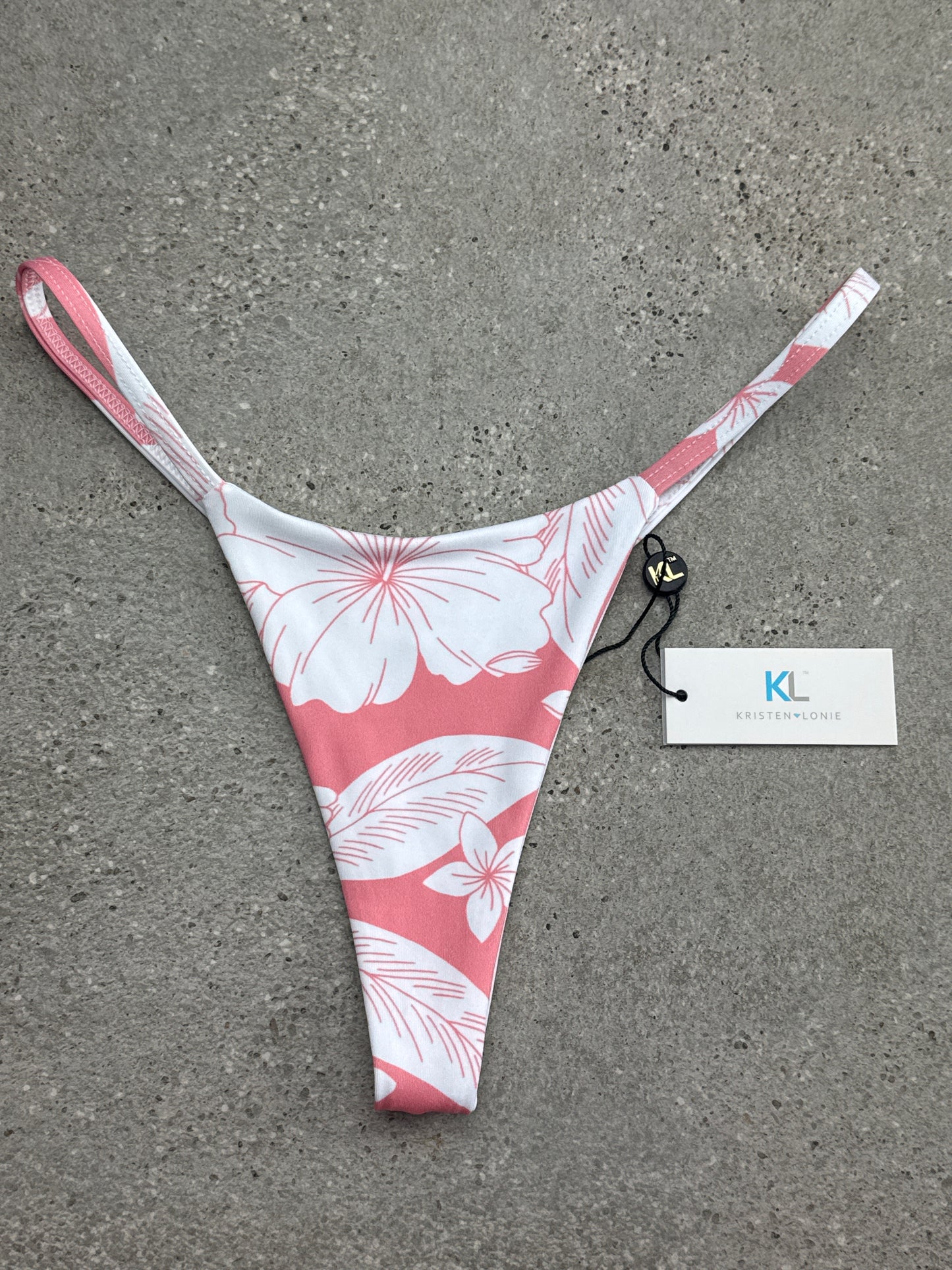 Frangipani Bikini Bottom (Peach)
