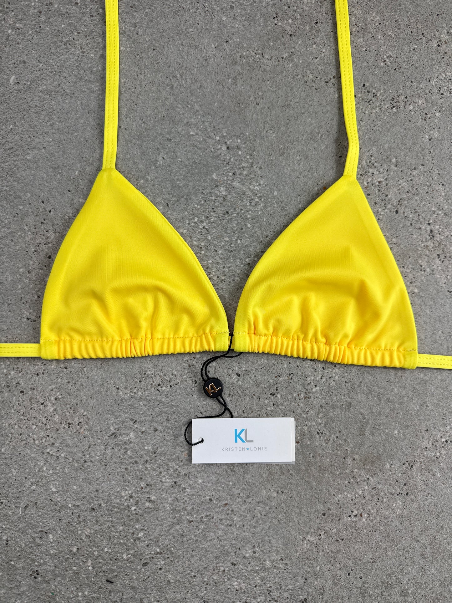 Reggiseno bikini giallo
