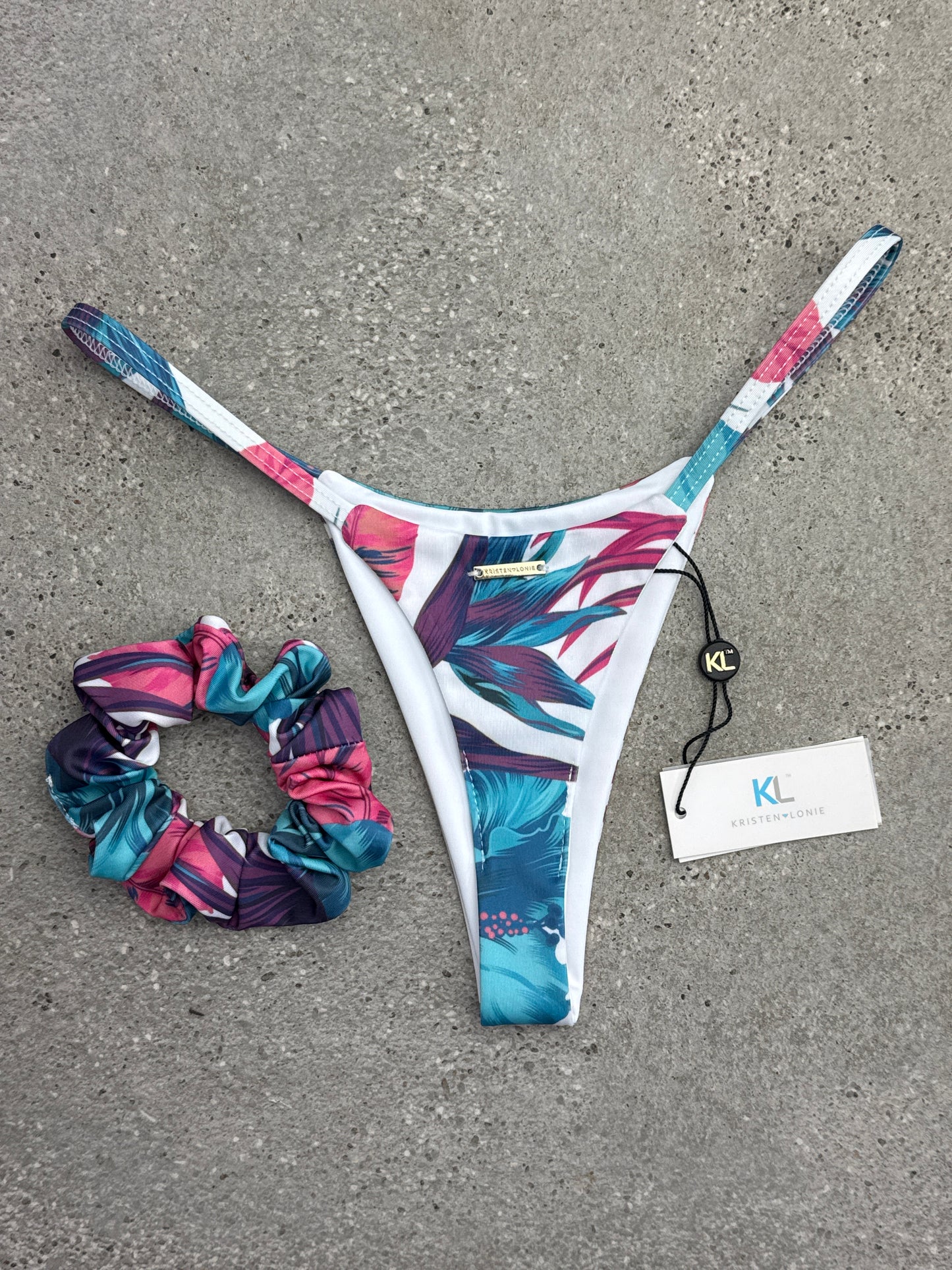 Tulum Escape (Turquoise) Bikini Bottom