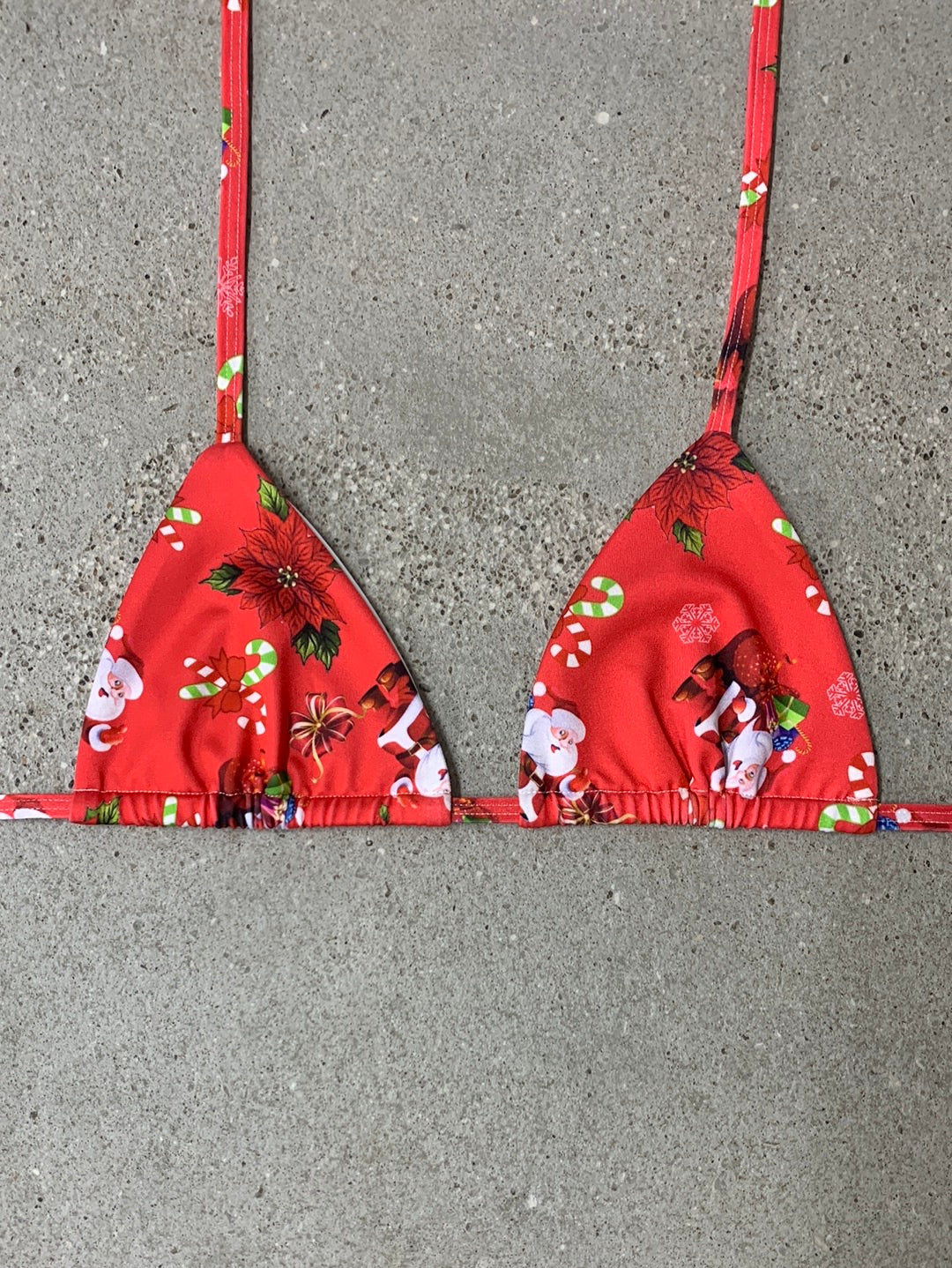 Santa Bikini Top