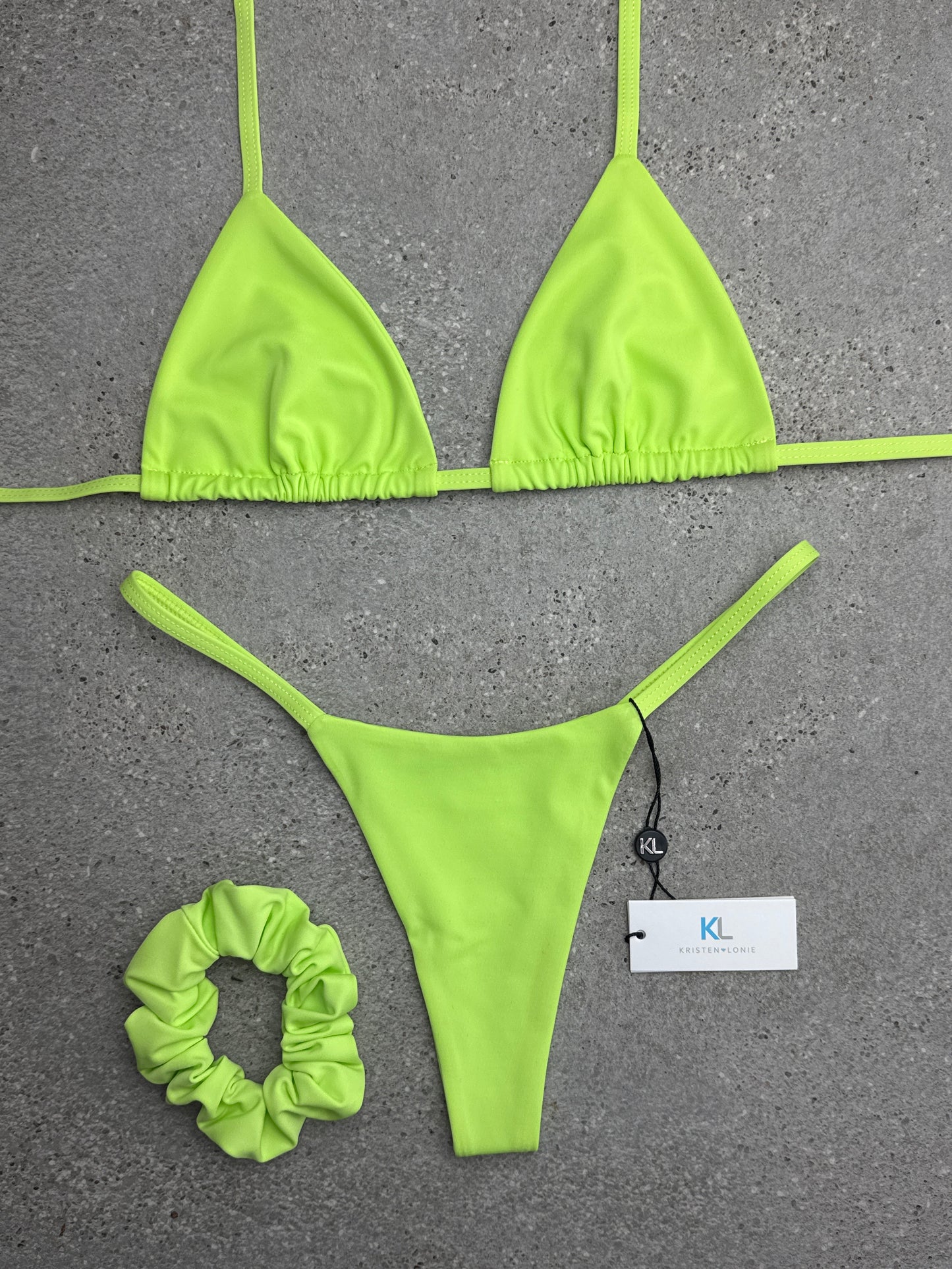 Lime Bikini Top