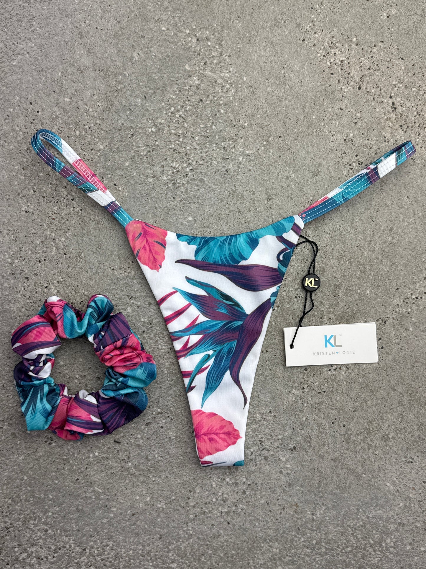 Tulum Escape (Turquoise) Bikini Bottom
