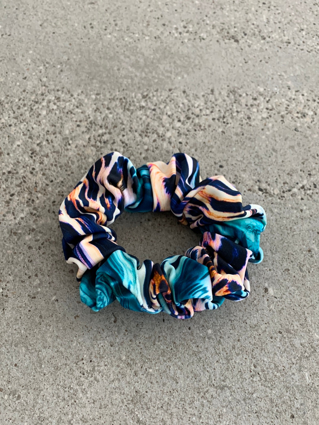 Wild Teal Scrunchie