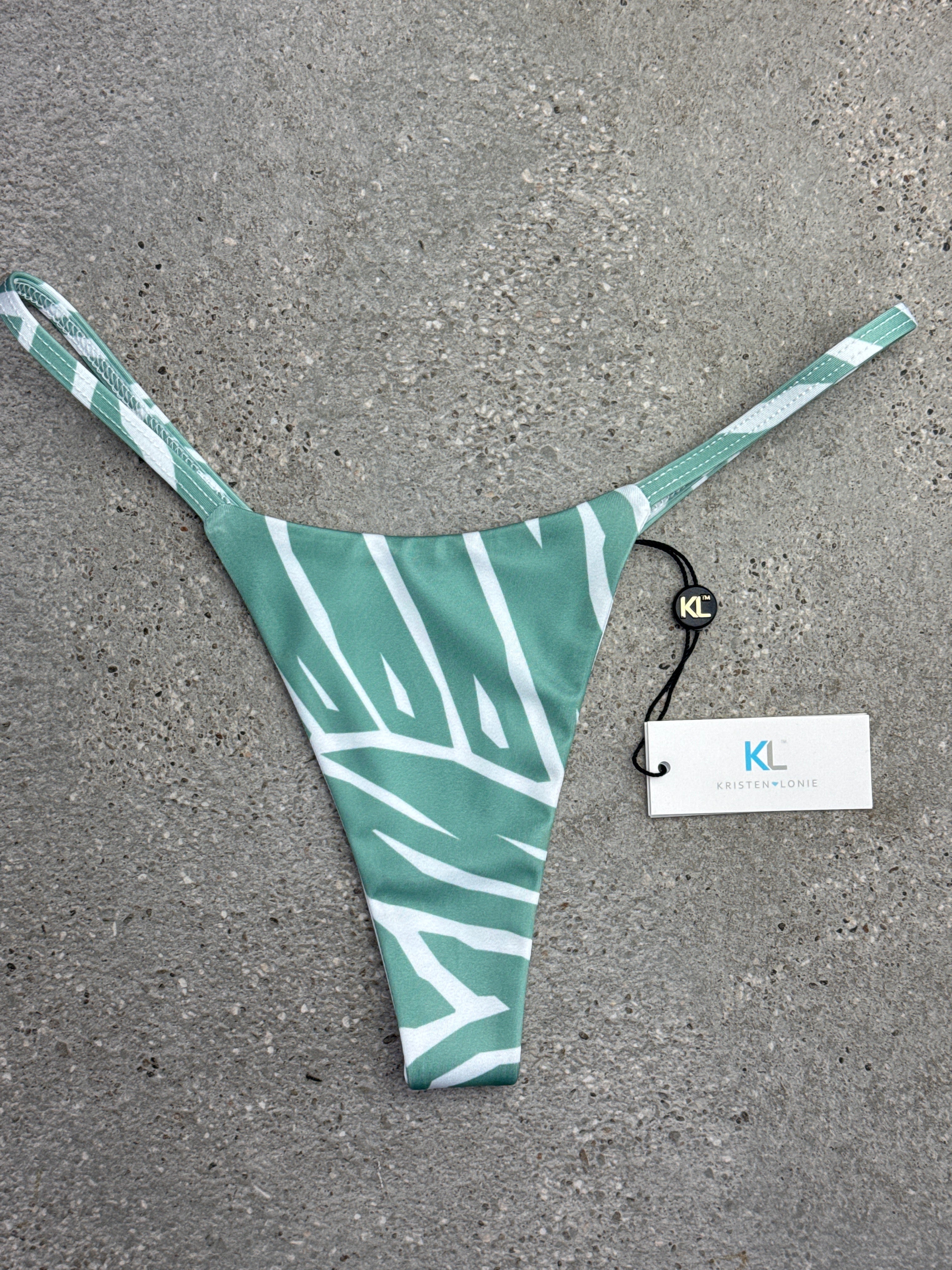 Wild Oasis (Green) Bikini Bottom