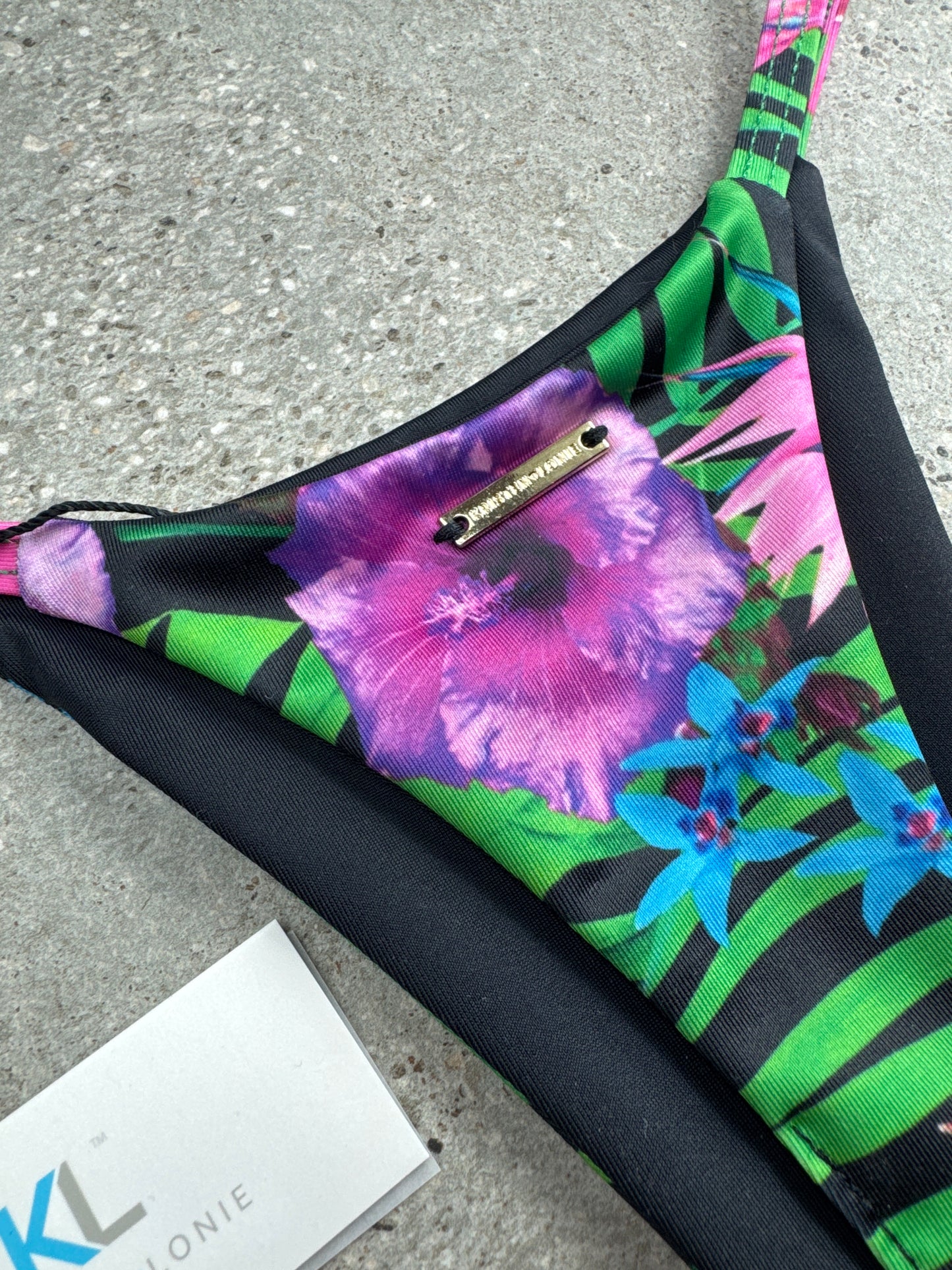 Caribbean Twist (Green) Bikini Bottom