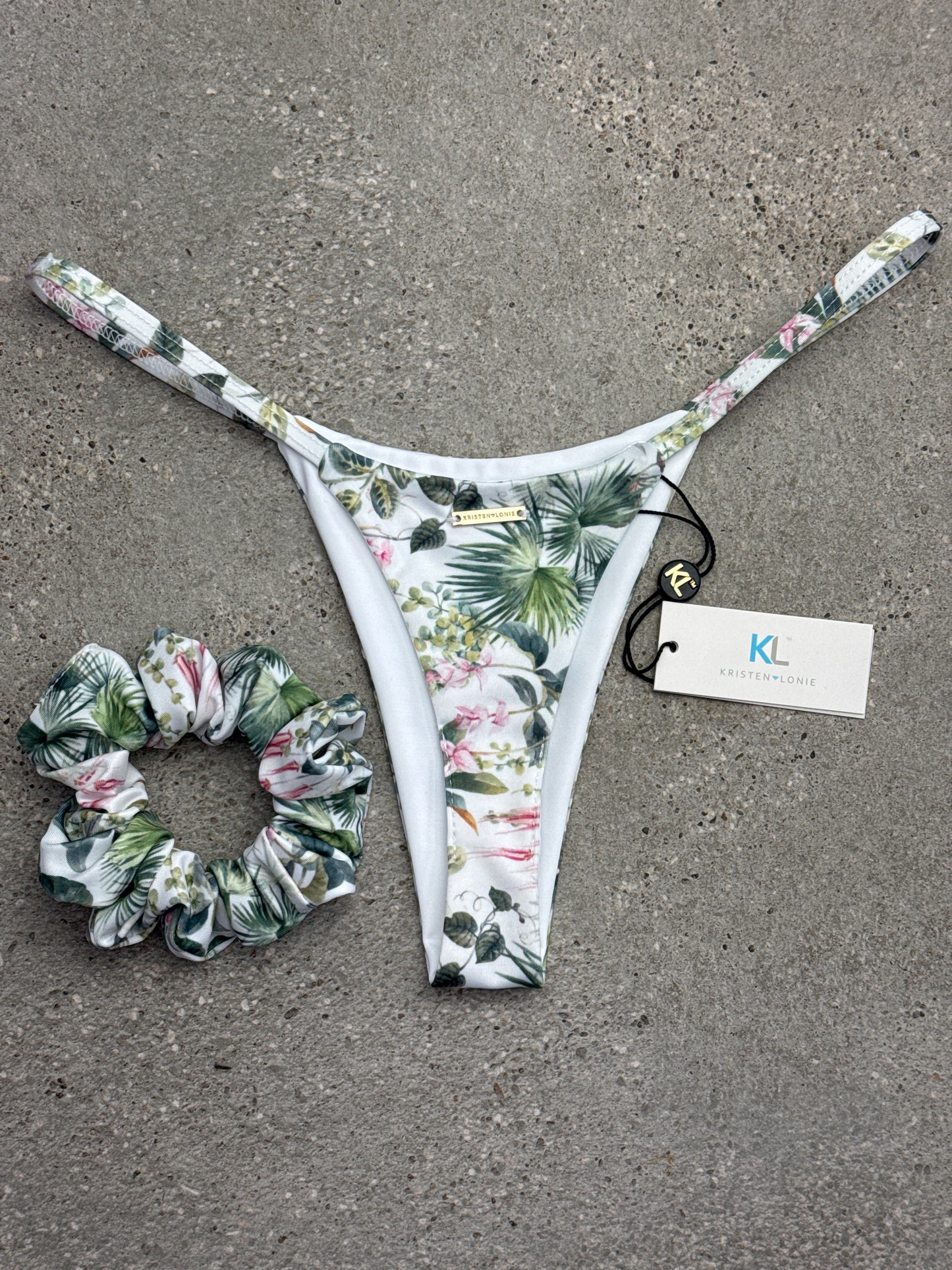 Tropical Escape (Olive) Bikini Bottom