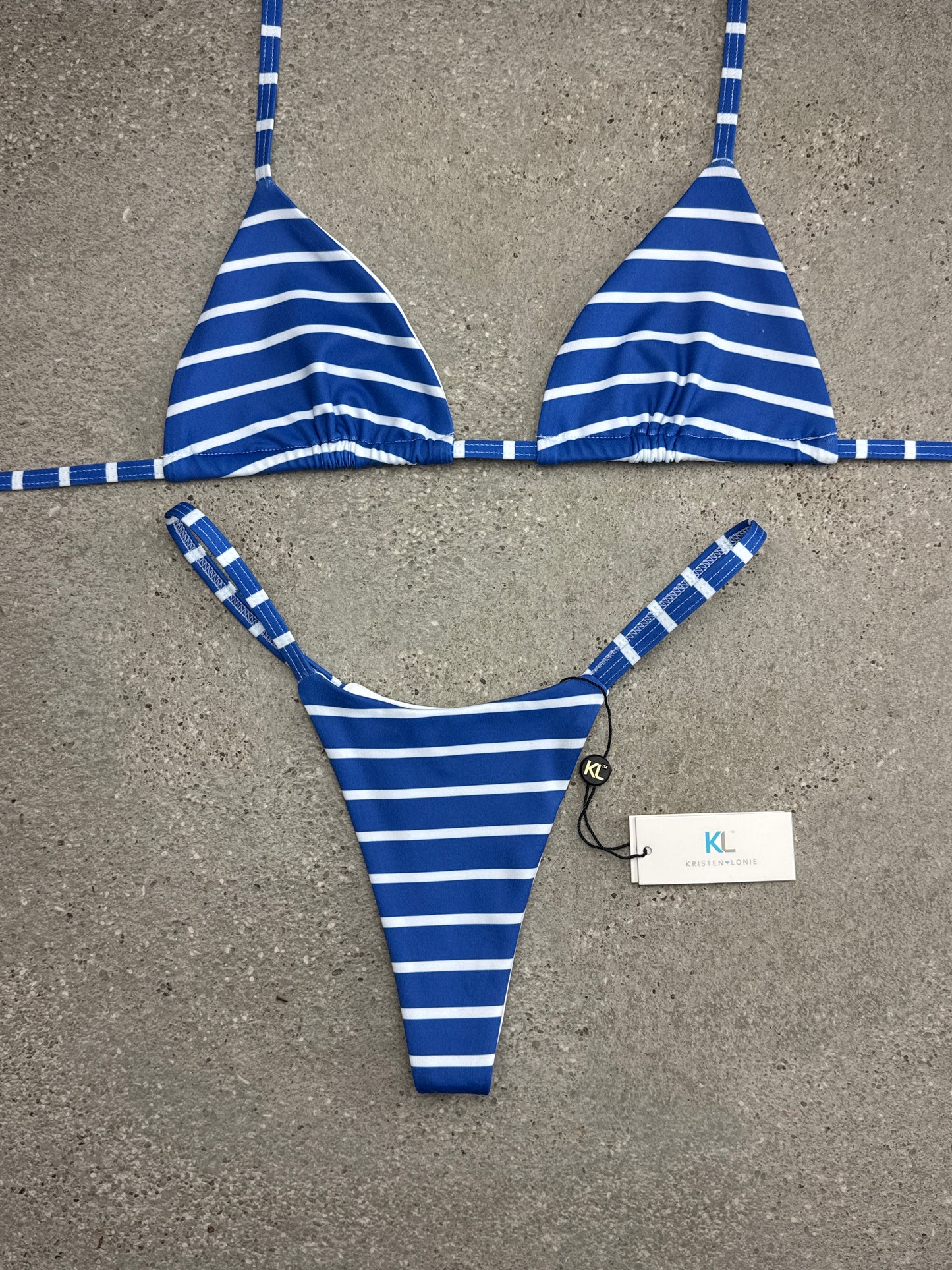Nautical (Blue) Bikini Top