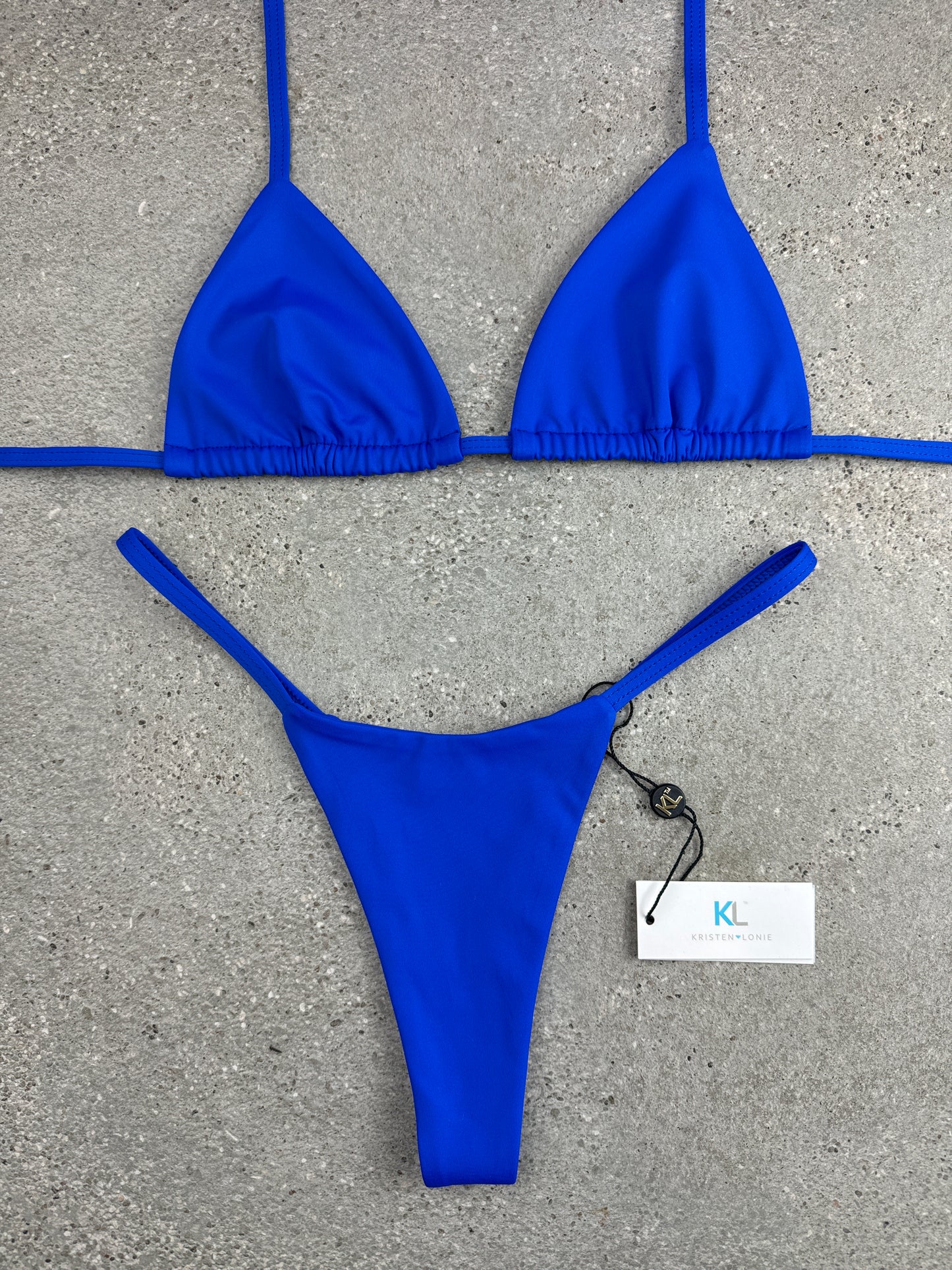 Royal Blue Bikini Top
