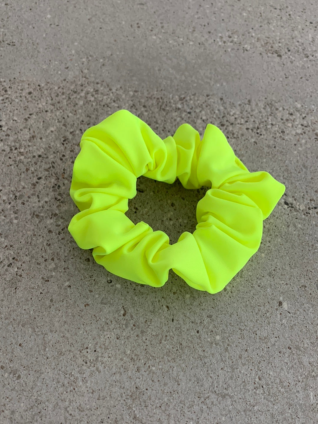 Neon Yellow Scrunchie