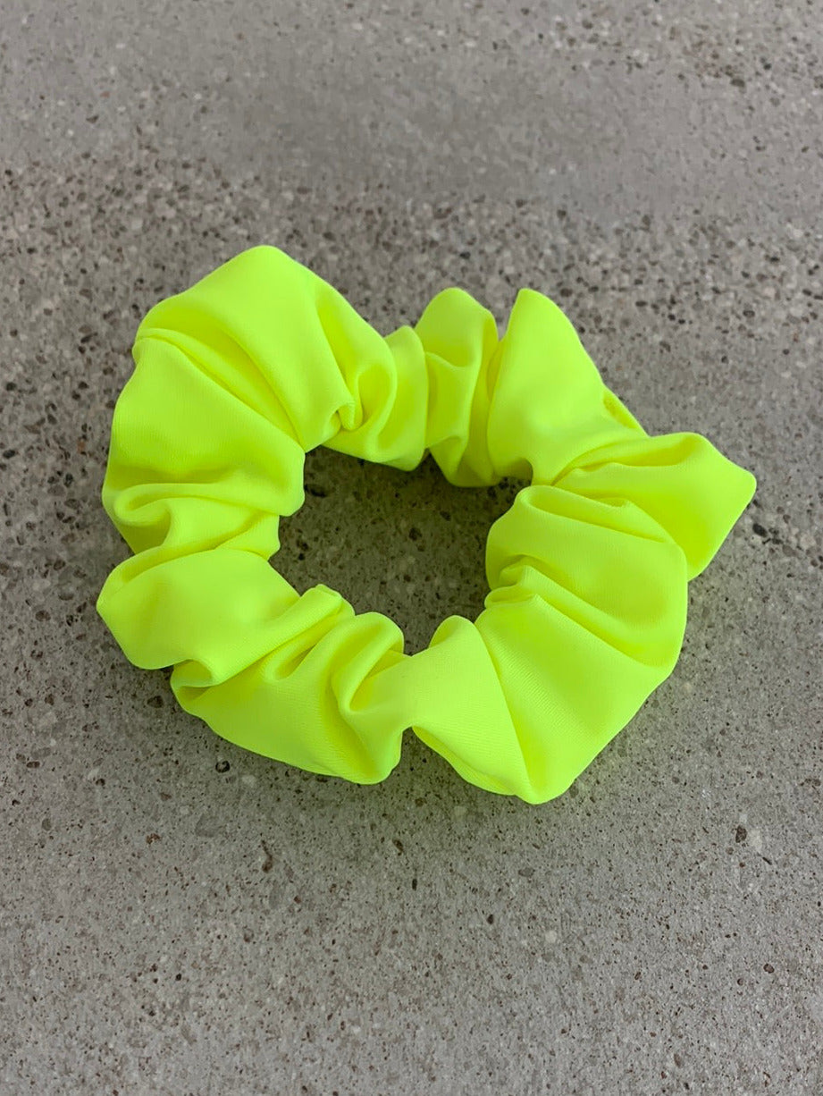 Elastico per capelli giallo neon