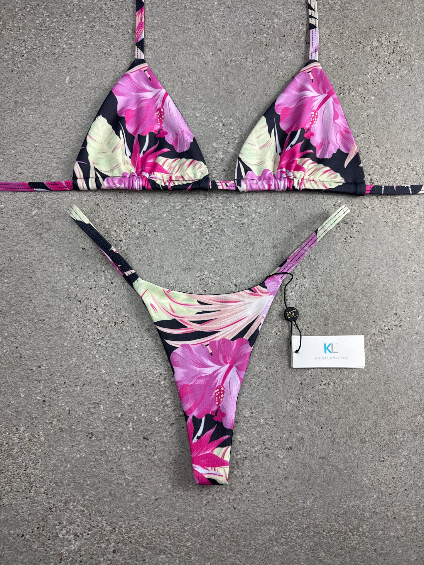 Birds of Paradise (Pink) Bikini Top