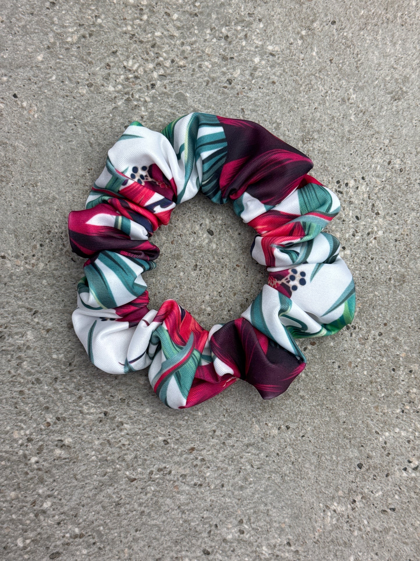 Tulum Escape (Red) Scrunchie