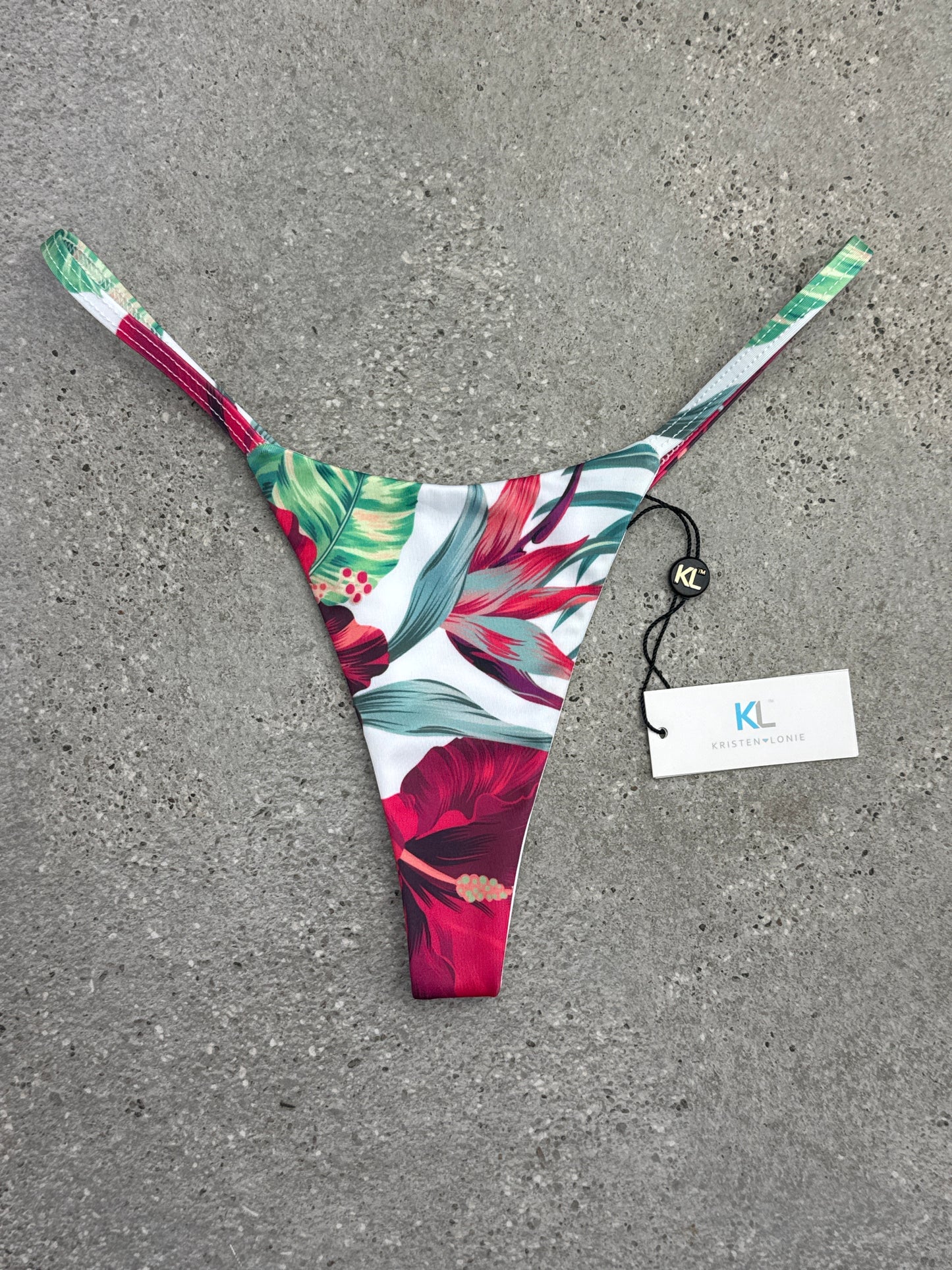 Tulum Escape (Red) Bikini Bottom