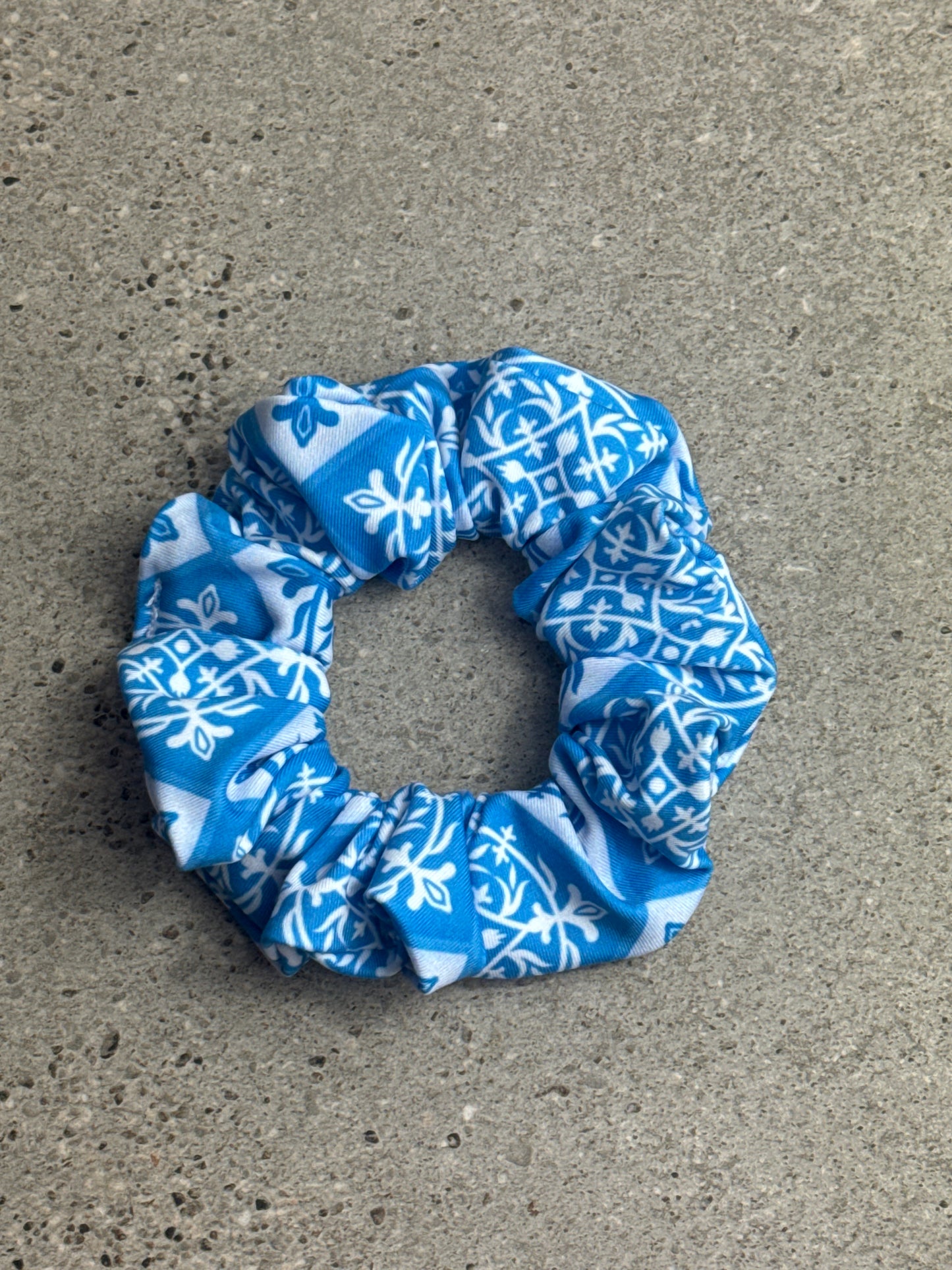 Bandana (Blue) Hair Scrunchie