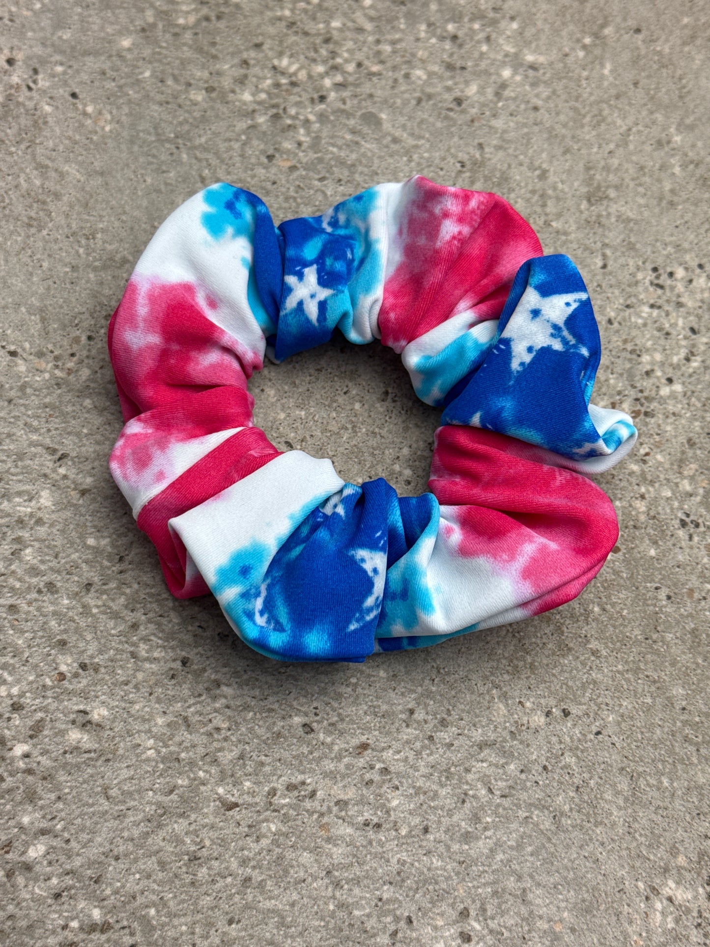 USA Tie Dye Hair Scrunchie