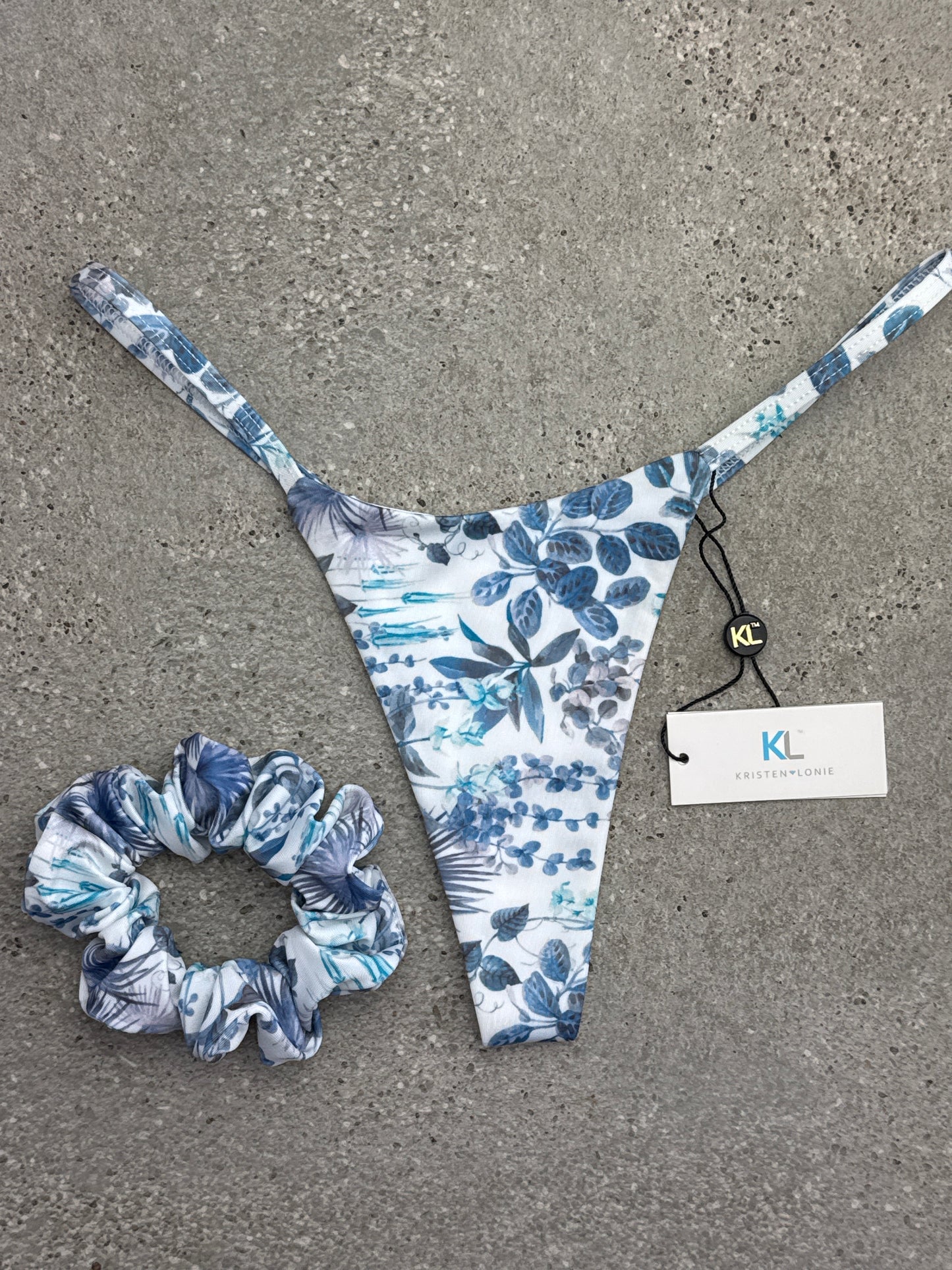 Tropical Escape (Blue) Bikini Bottom