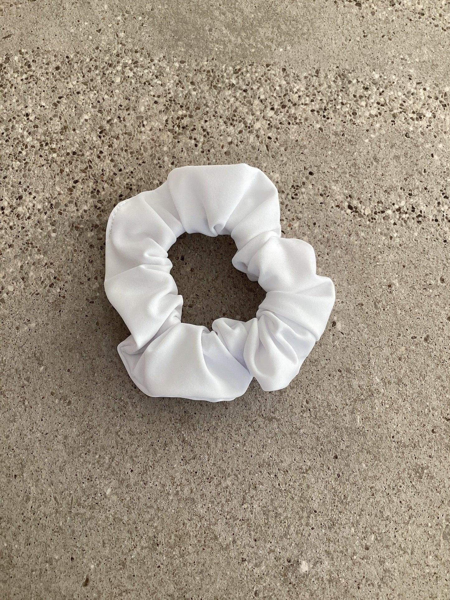 White Scrunchie - Kristen Lonie Swimwear