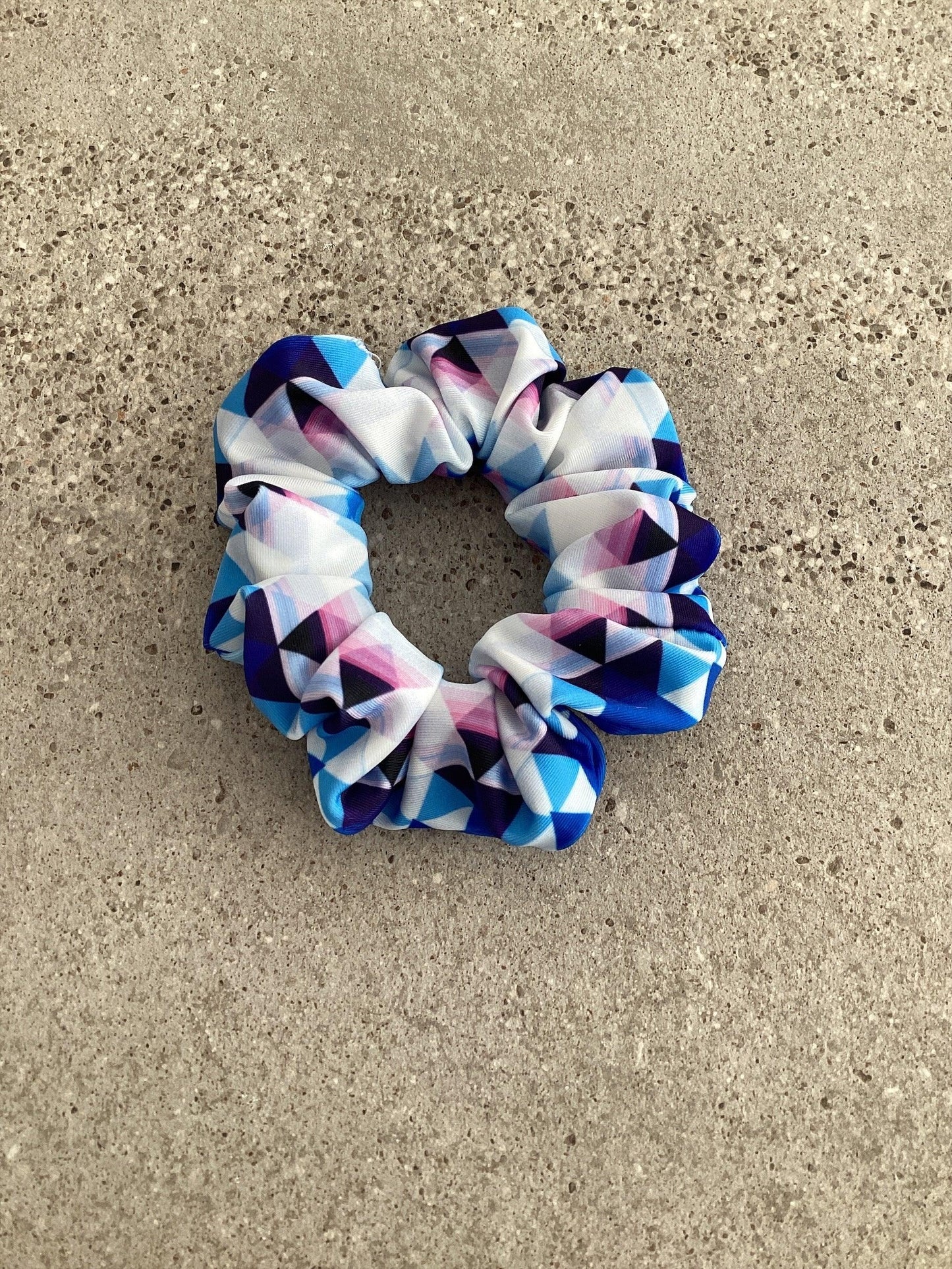 Cobalt Aztec Scrunchie - Kristen Lonie Swimwear