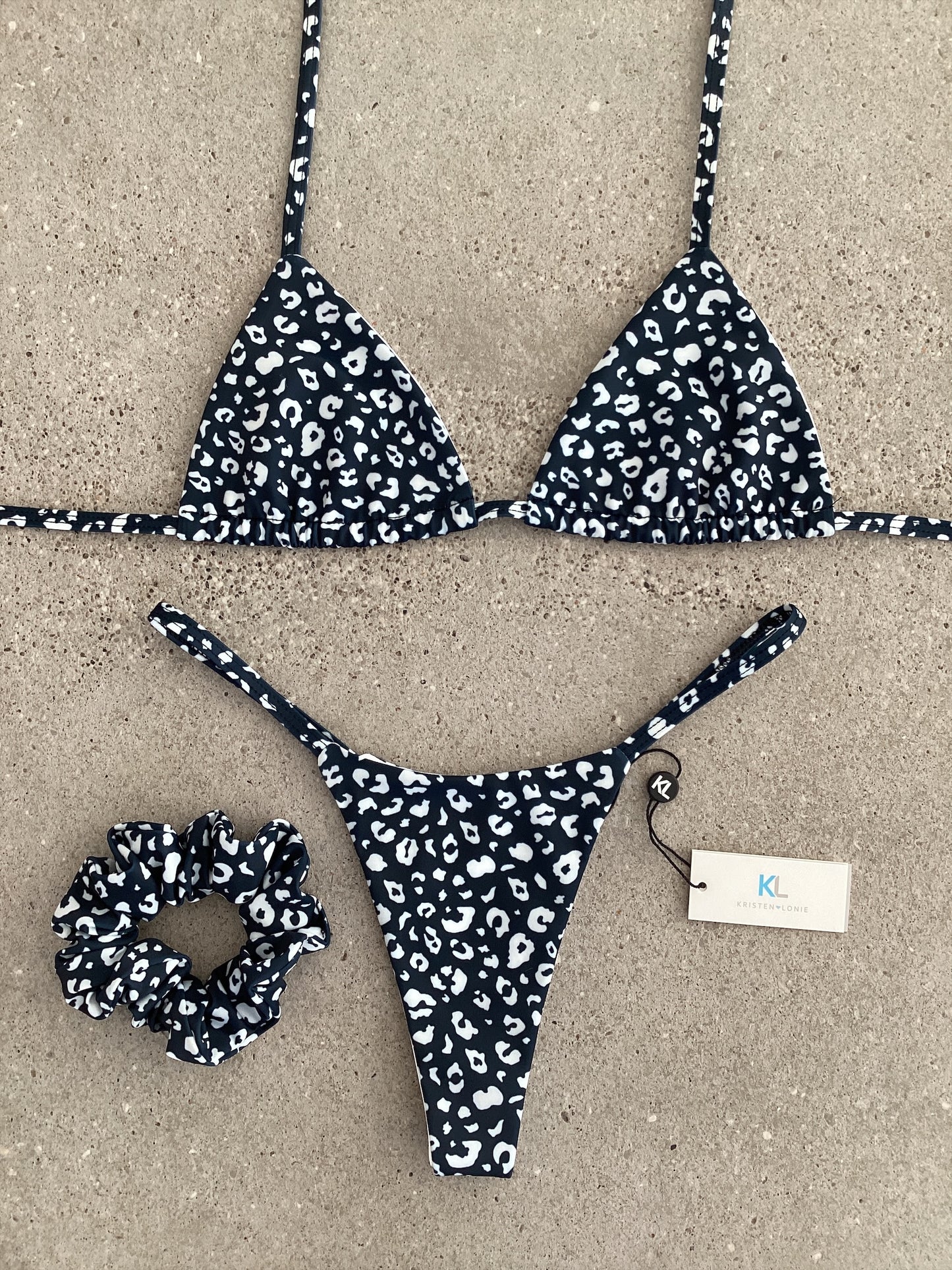 Luxe Leopard Bikini Top