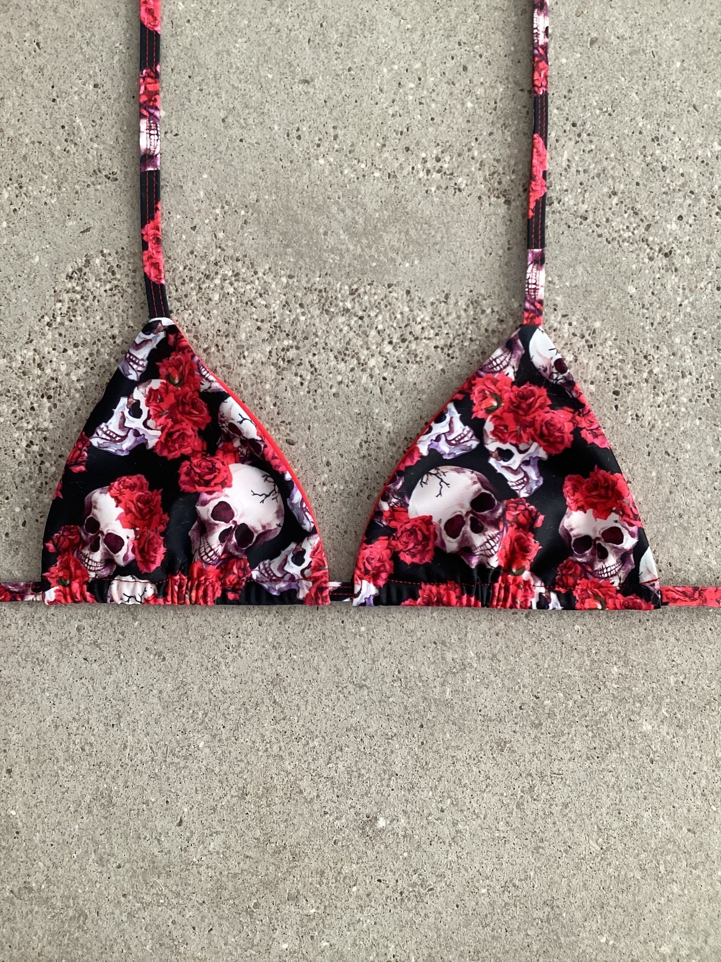 Rebellious Rosebud Bikini Top