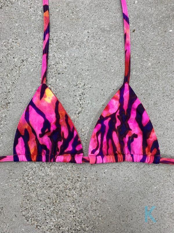 Ocean (Pink) Bikini Top - Kristen Lonie Swimwear