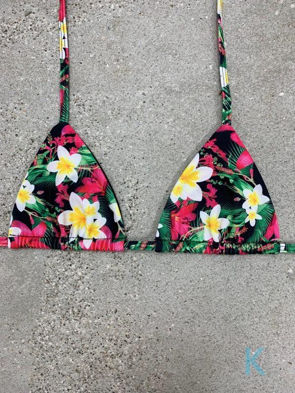 Floral Fantasy Bikini Top - Kristen Lonie Swimwear