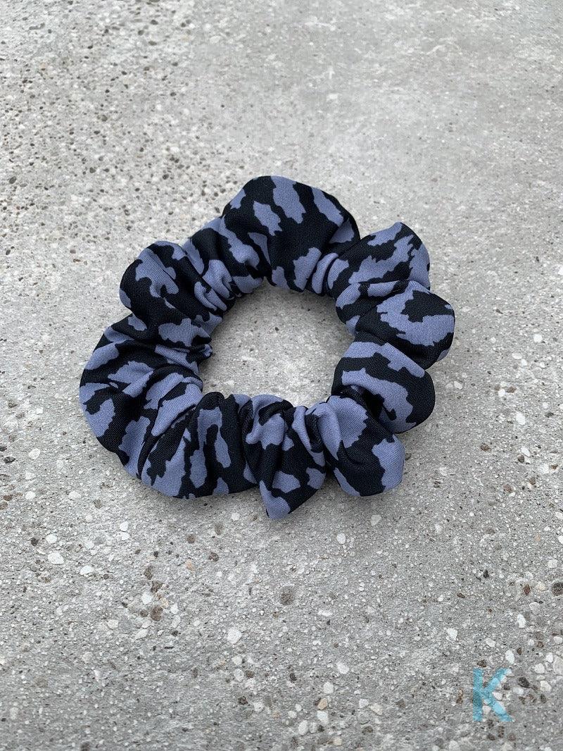 Grey Leopard Scrunchie - Kristen Lonie Swimwear