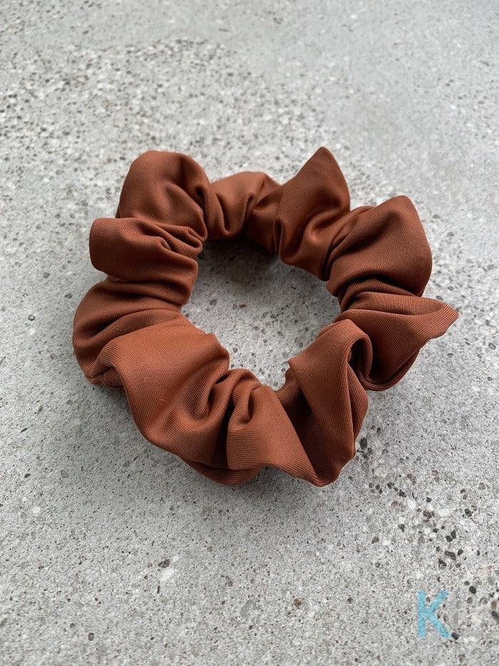 Tan Hair Scrunchie - Kristen Lonie Swimwear