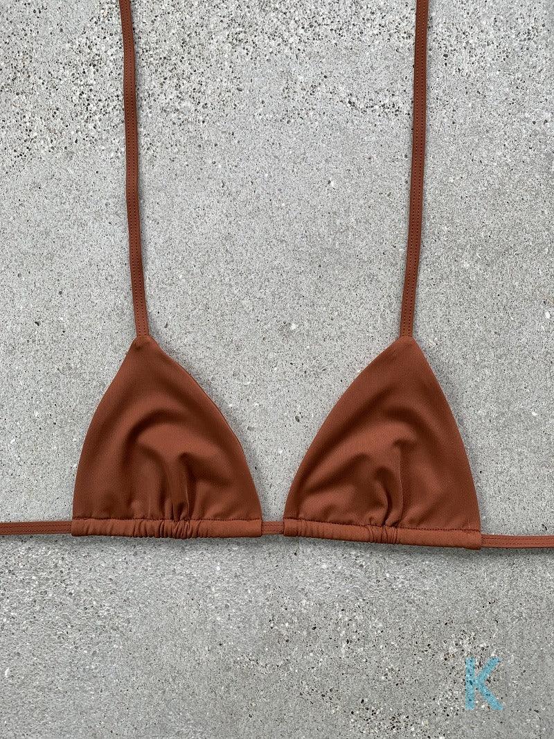 Tan Bikini Top - Kristen Lonie Swimwear