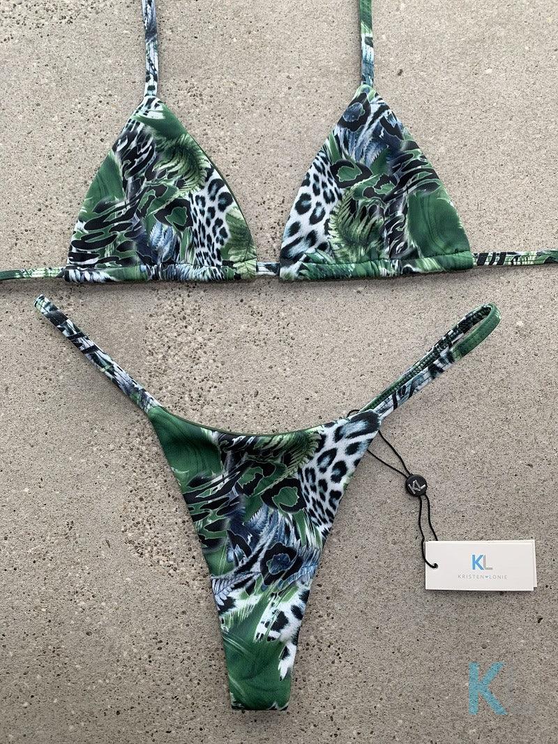 Safari Jungle Bikini Top - Kristen Lonie Swimwear