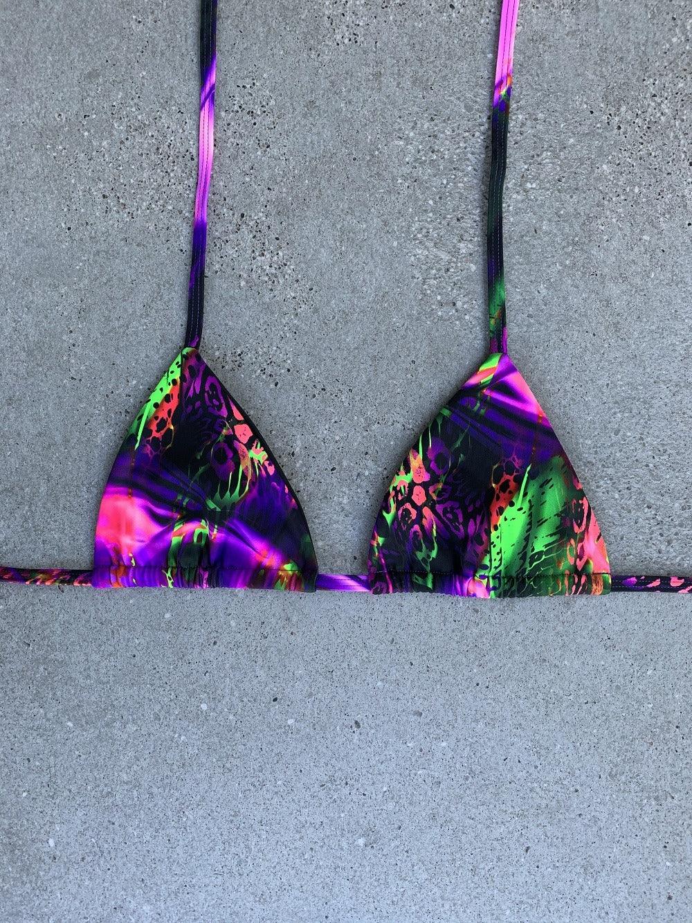 Neon Jungle Bikini Top - Kristen Lonie Swimwear