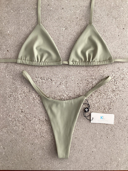 Olive Bikini Top - Kristen Lonie Swimwear