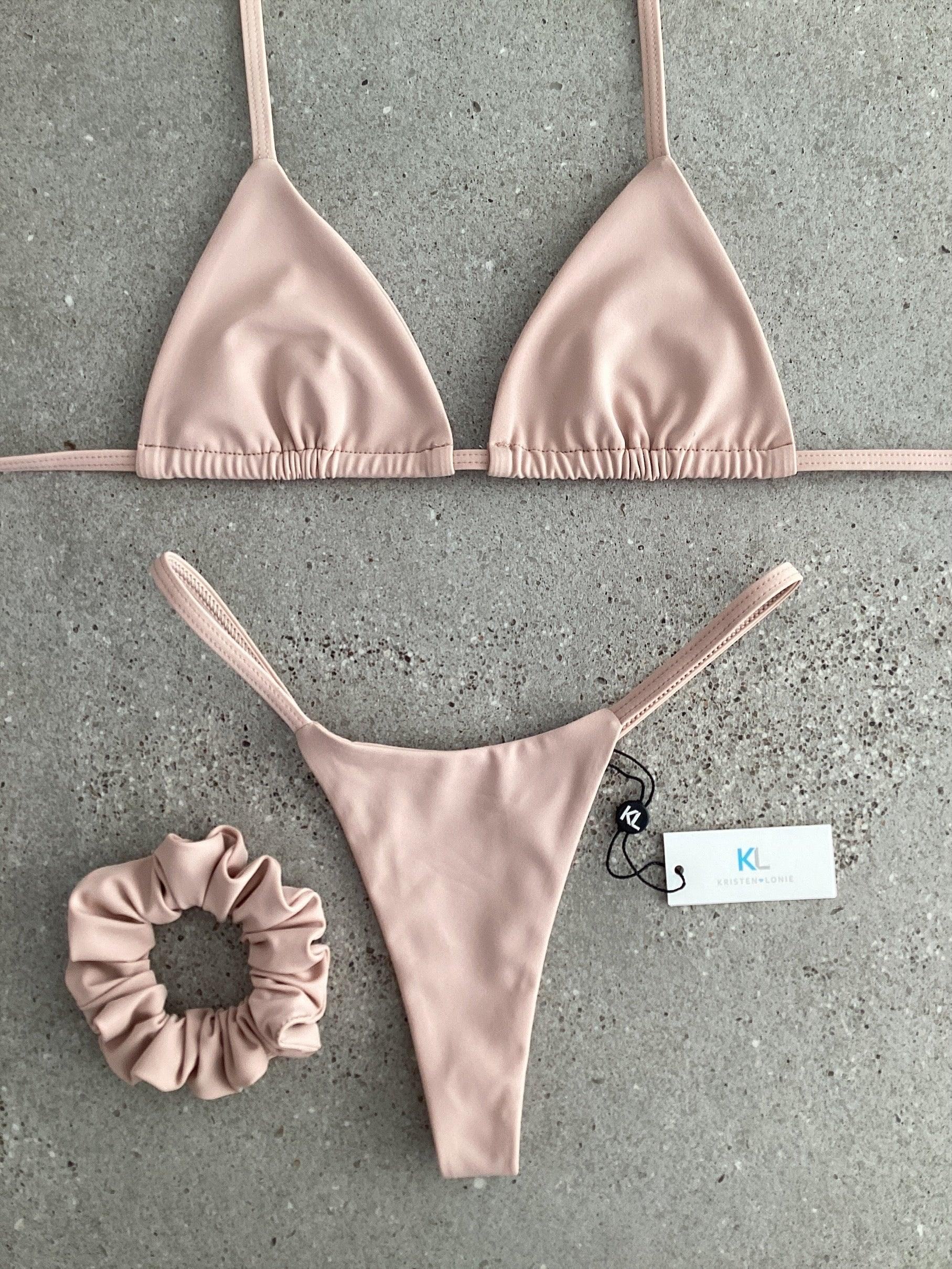 Porcelain Bikini Top - Kristen Lonie Swimwear