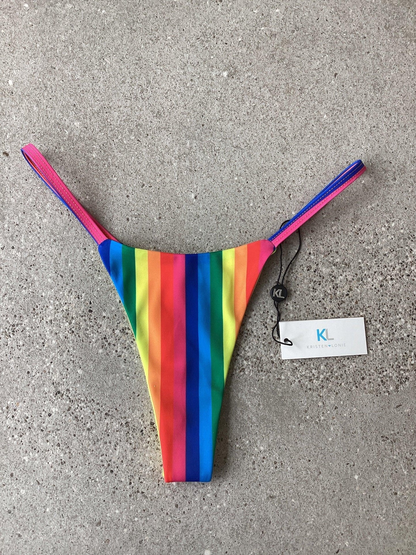 Technicolor Bikini Bottom - Kristen Lonie Swimwear