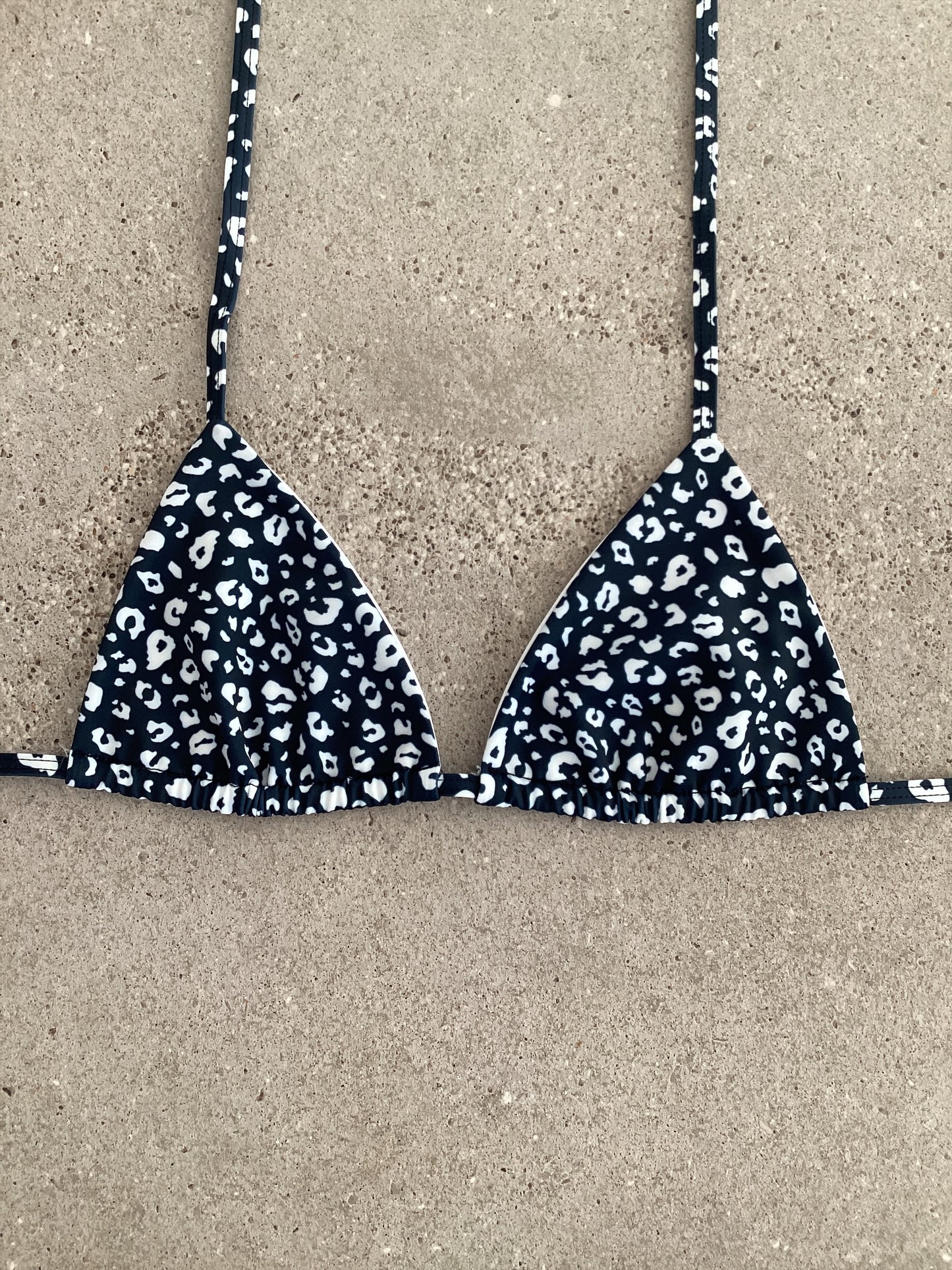 Luxe Leopard Bikini Top
