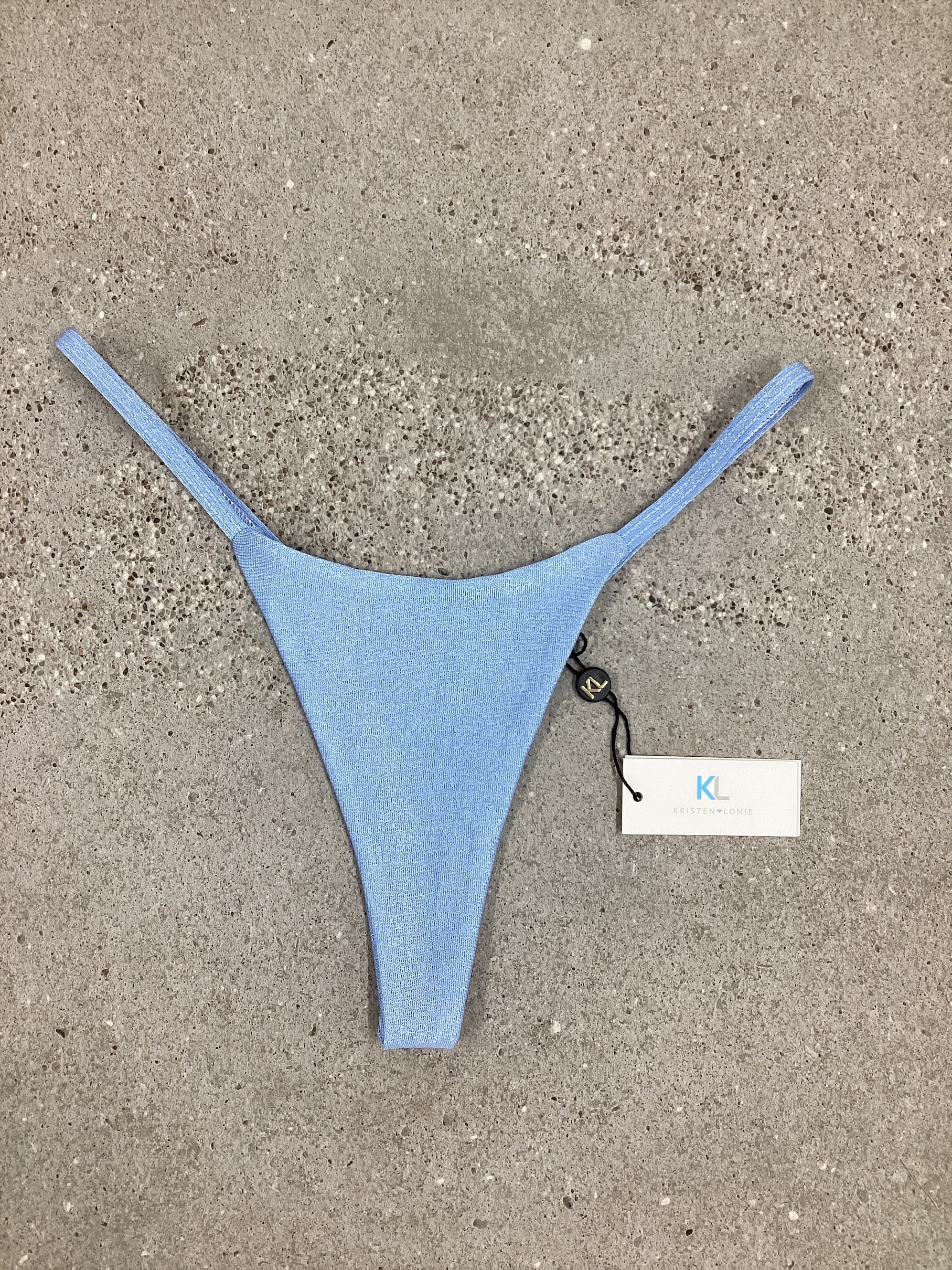 Baby Blue Shimmer Bikini Bottom